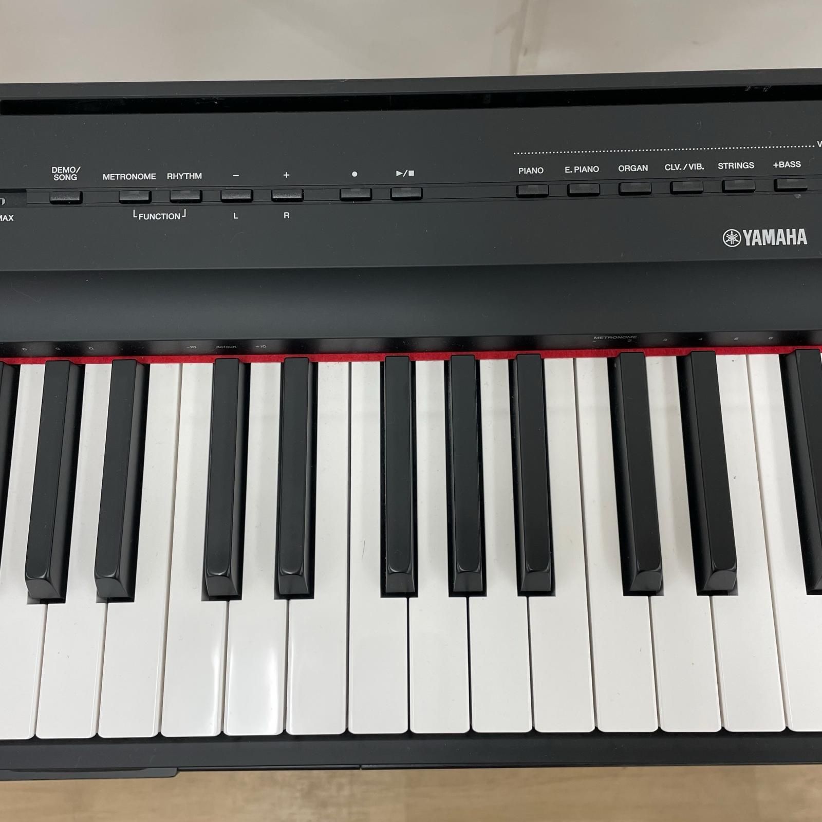 P-125 ヤマハ YAMAHA 電子ピアノ 88鍵 譜面台 スタンド付き - メルカリ