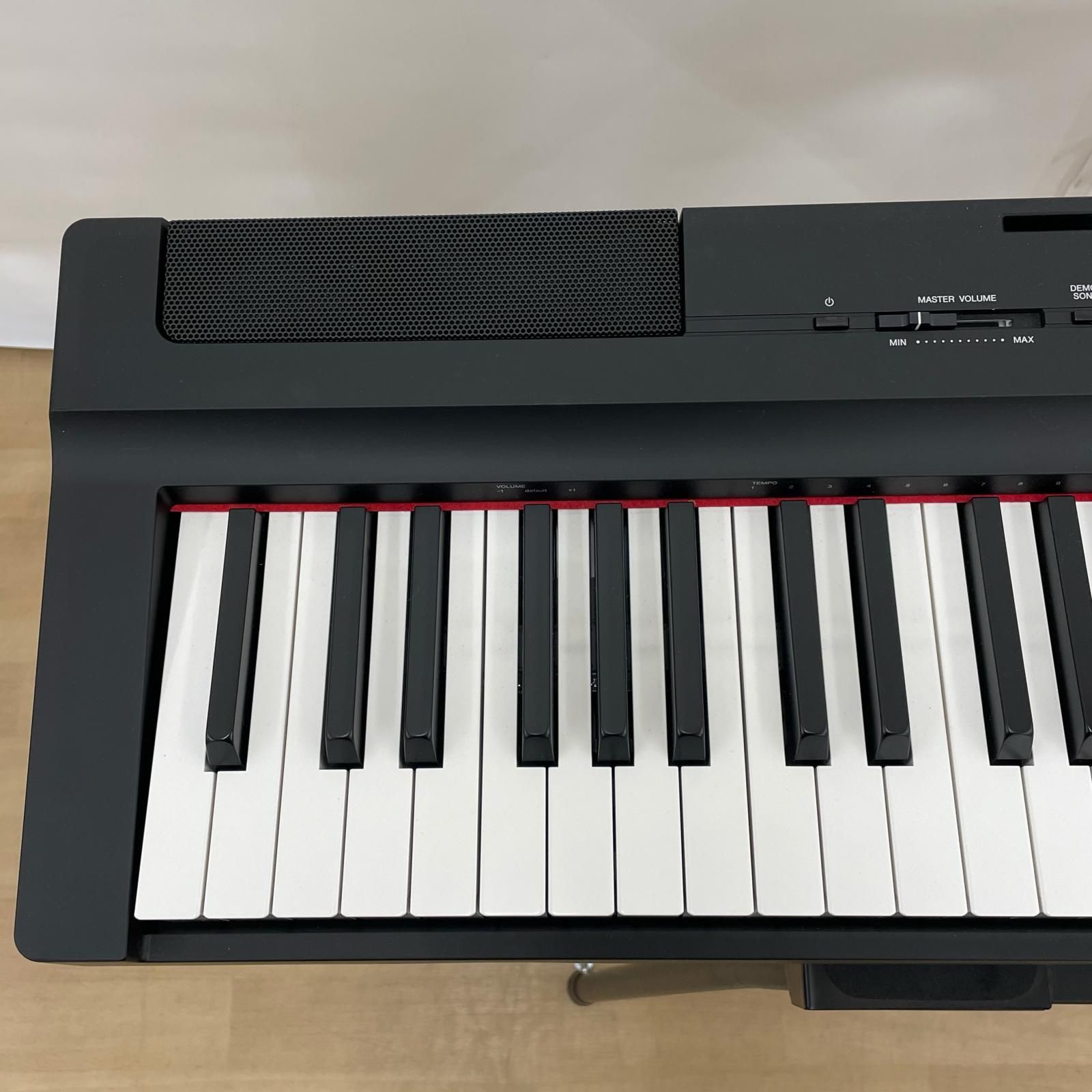 P-125 ヤマハ YAMAHA 電子ピアノ 88鍵 譜面台 スタンド付き - メルカリ