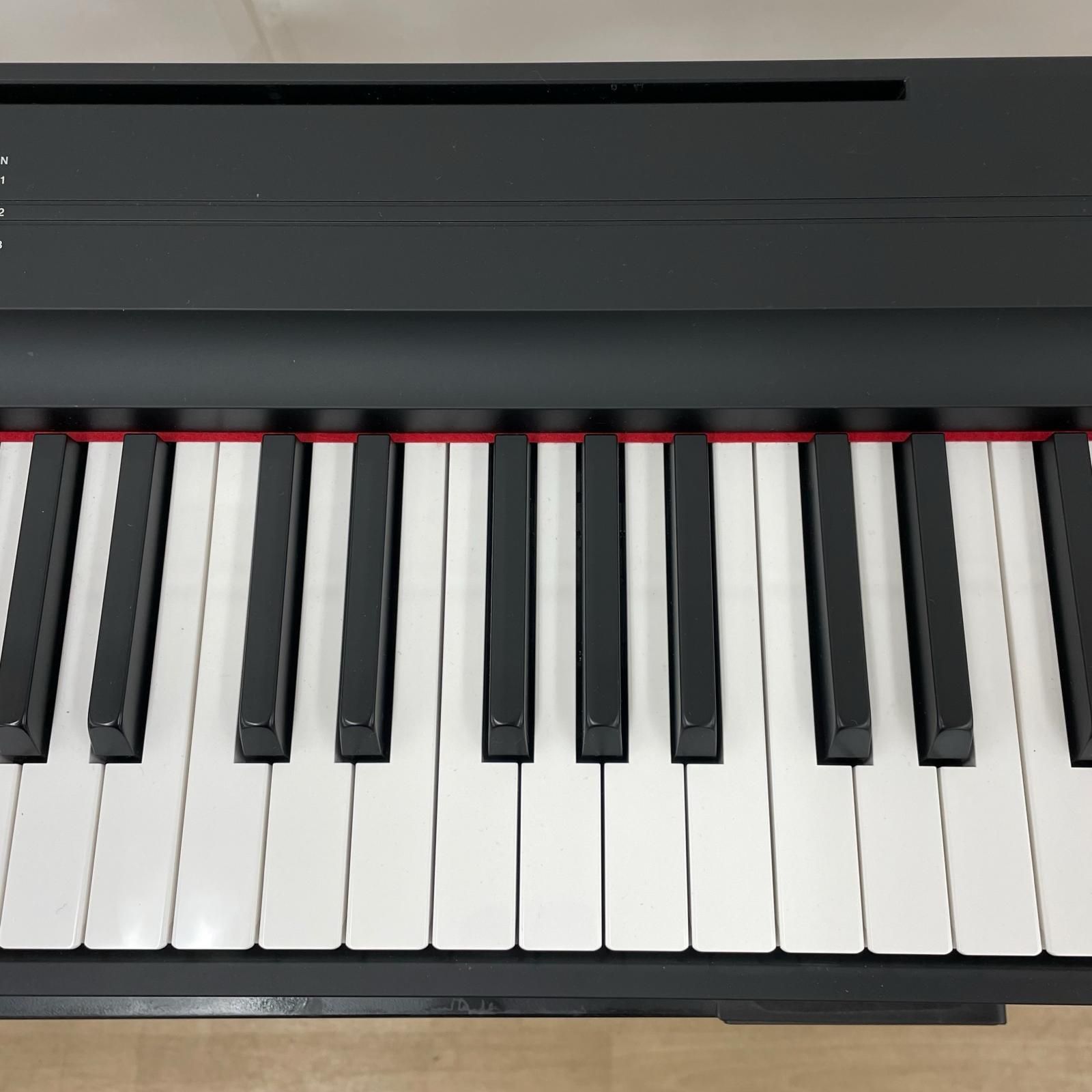 P-125 ヤマハ YAMAHA 電子ピアノ 88鍵 譜面台 スタンド付き - メルカリ