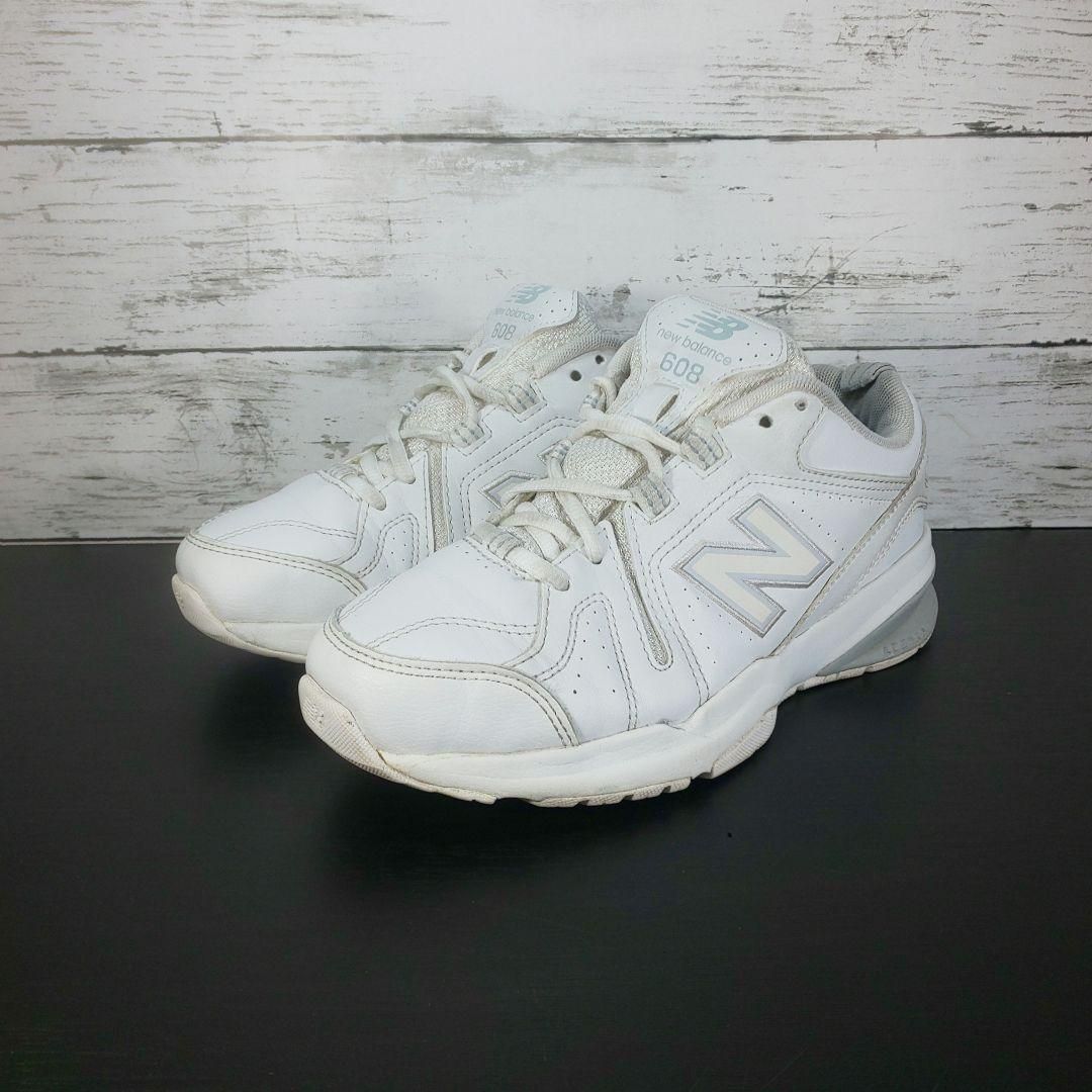 N B CASUAL COMFORT CLOTH TRAINER ニューバランス カジュアル コンフォート クロス トレーナー 23cm ホワイト 白 608-V5 L08990