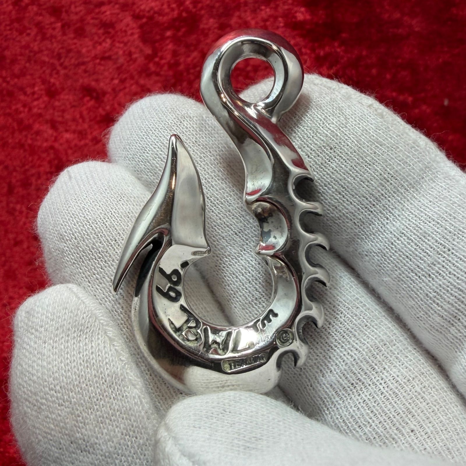 美品 フィッシュフック トップ 27.2g ビルウォールレザー/Bill Wall 