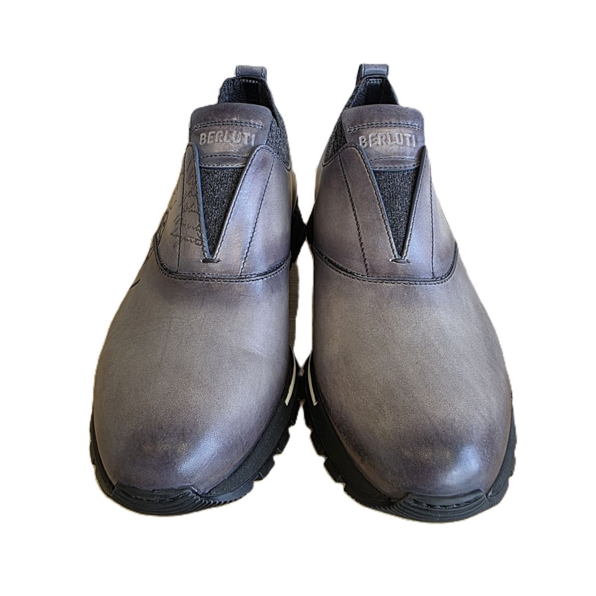 Berluti ベルルッティ ファストトラック graphite moss レザー