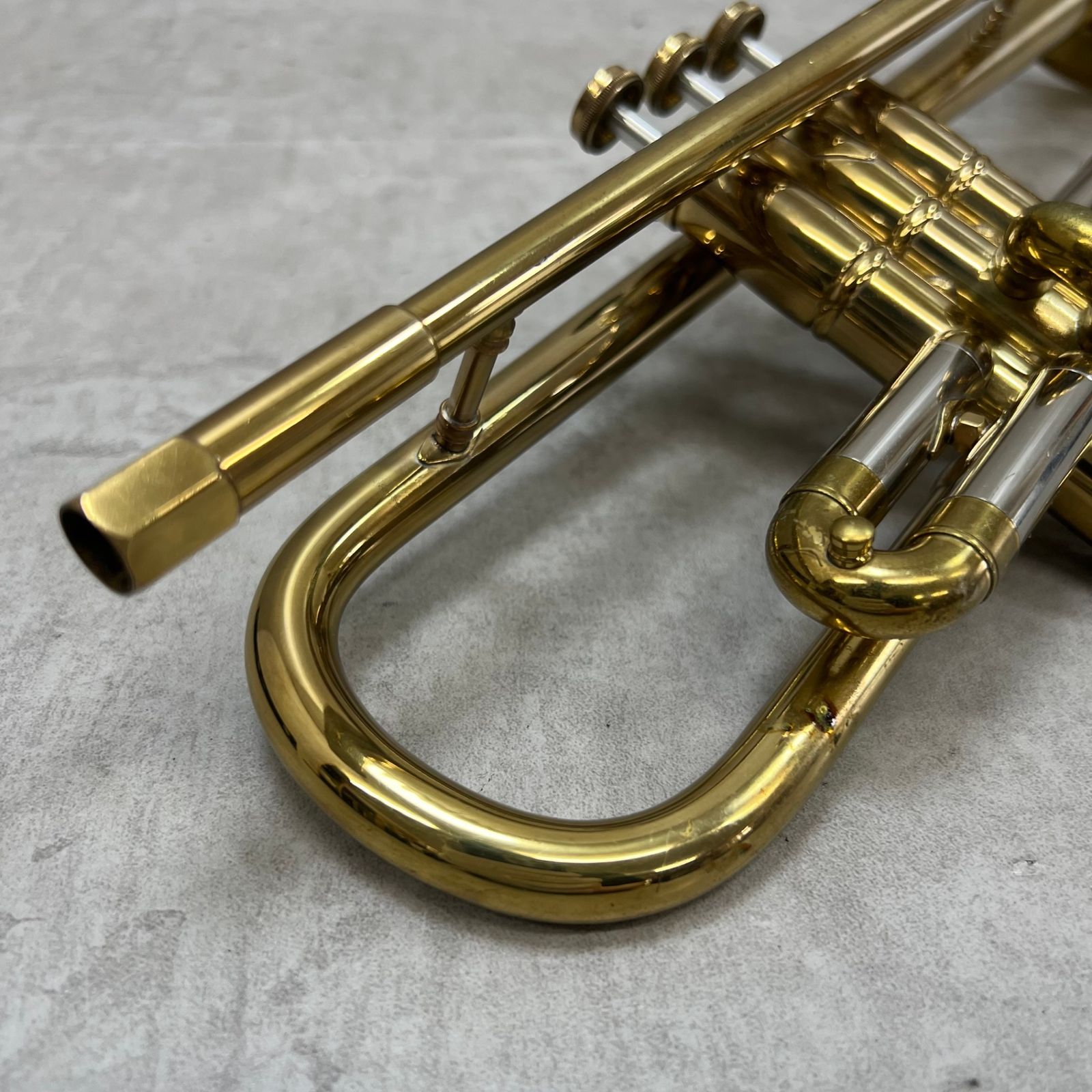 旧YAMAHA　NIKKAN ニッカン　TR-231　トランペット ニッカン 現ヤマハ B♭トランペット TR-231 イエローブラス マウス