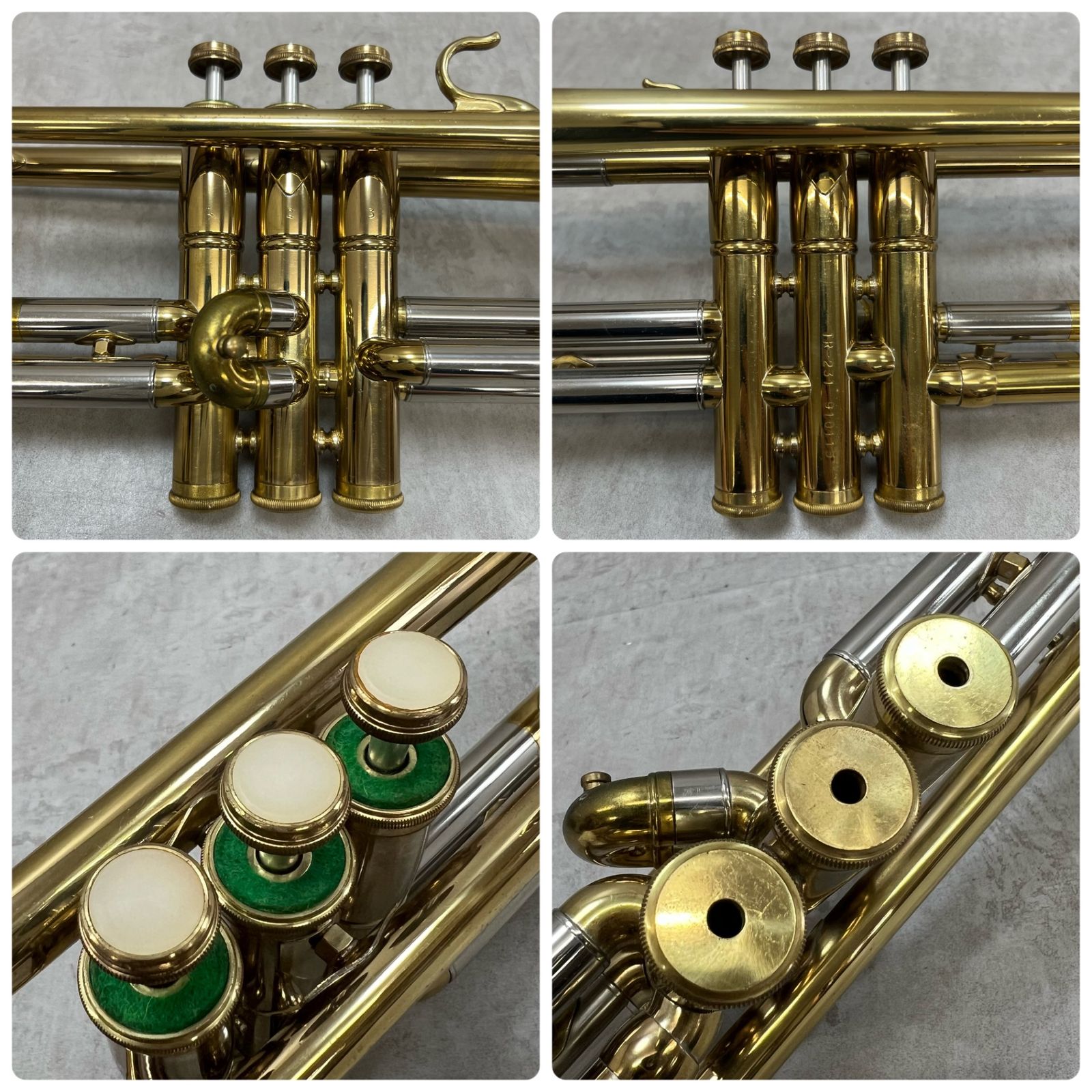 ニッカン 現ヤマハ B♭トランペット TR-231 イエローブラス マウス