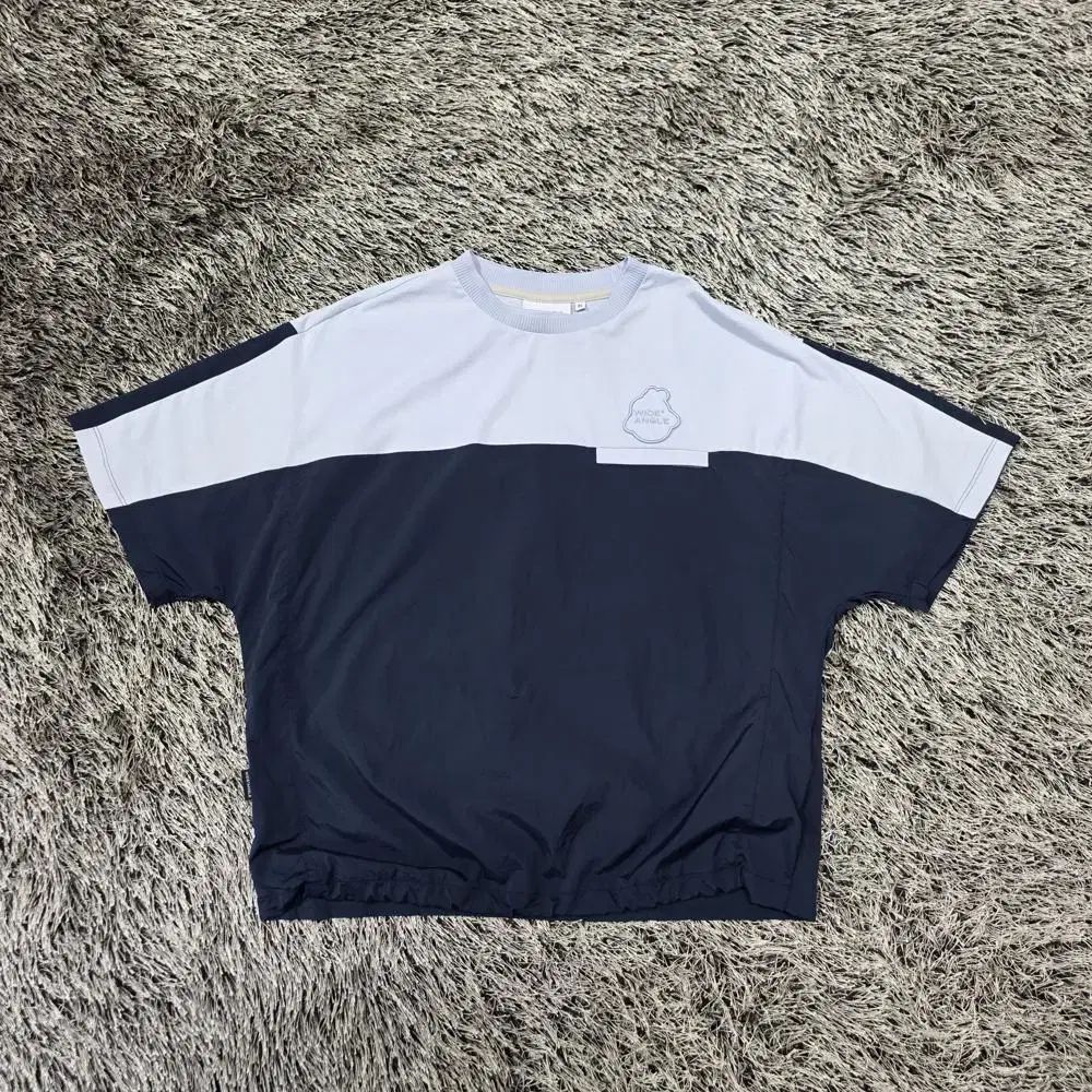 WIDE ANGLE ワイドアングル W.ANGLE ワイドアングル ウーブン ミックス ドルマン 半袖Tシャツ/レディース(XS)/ST3423/新品同様