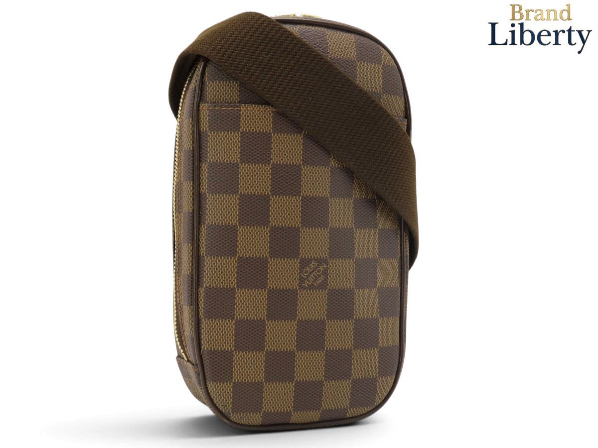 ほぼ新品】ルイヴィトン LOUIS VUITTON ダミエ ポシェット ガンジュ