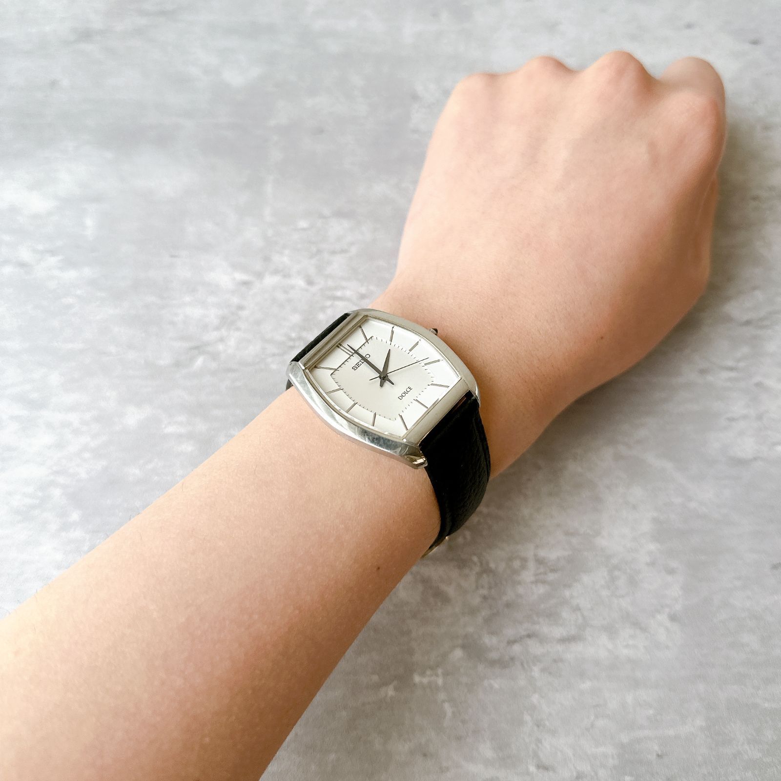 SEIKO DOLCE セイコードルチェ 8J41-0AH0 スクエア 薄型 ヴィンテージ 