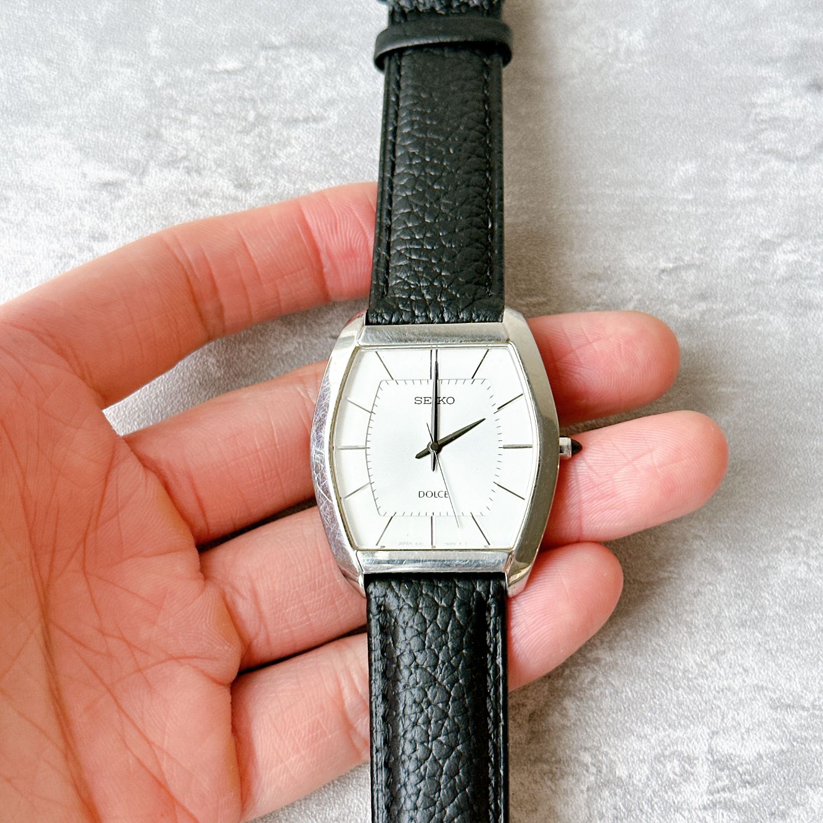 SEIKO DOLCE セイコードルチェ 8J41-0AH0 スクエア 薄型 ヴィンテージ 