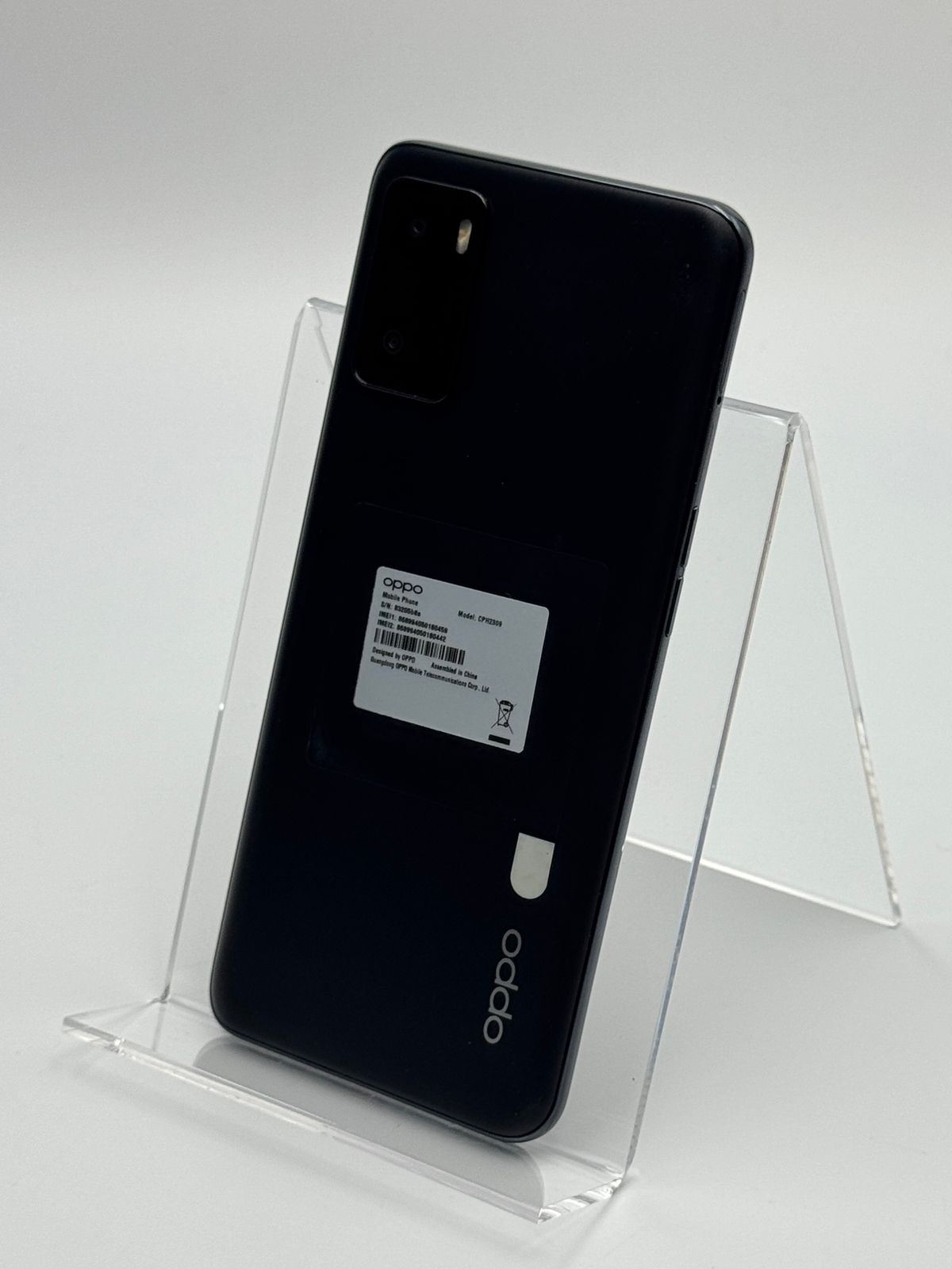 中古C】OPPO A55s 5G CPH2309 ブラック SIMフリー 白ロム - メルカリ