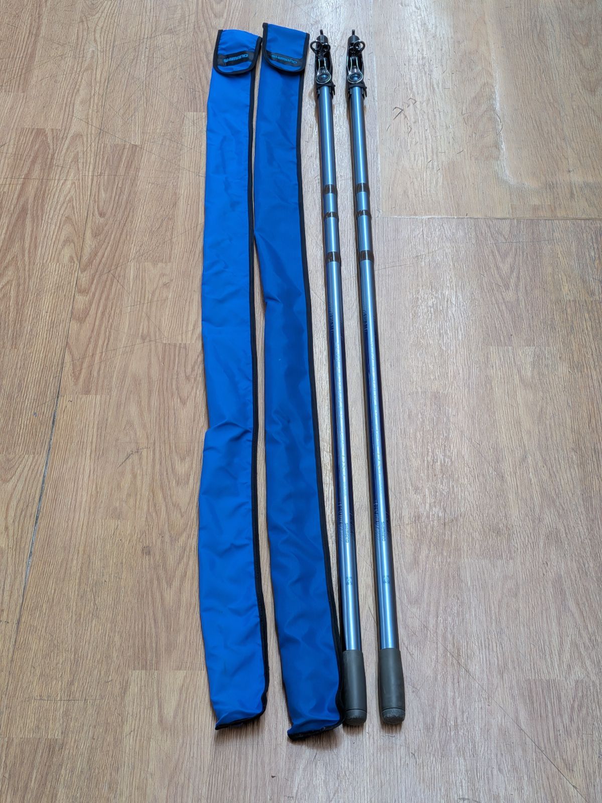 【中古品】シマノ　シマノ サーフリーダー FV 425DX-T 振出し　2本セット（袋付）