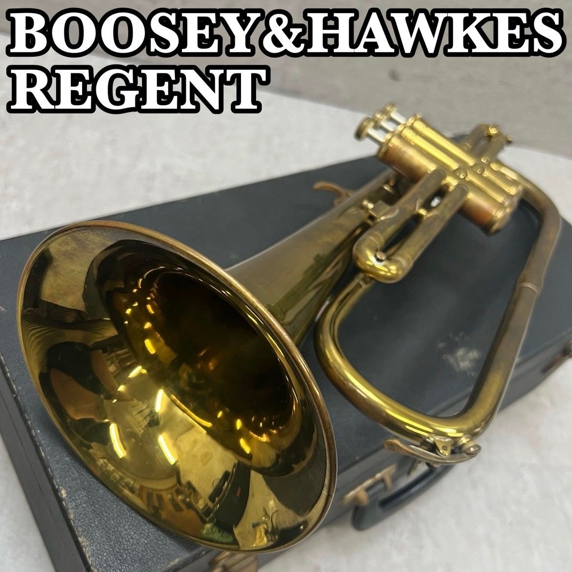 ブージーアンドホークス　B&H　フリューゲルホルン　REGENT　6451　マウスピース　管楽器　BOOSEY＆HAWKES　FLUGEL HORN