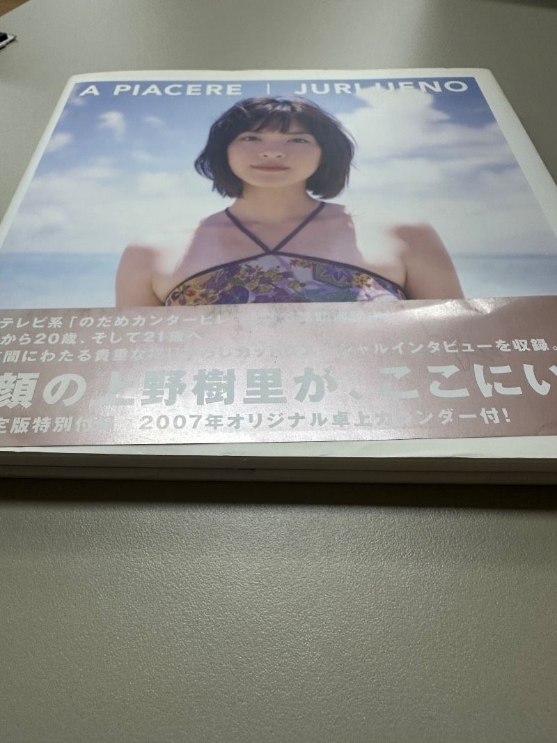 A piacere : 上野樹里フォトブック 写真集 - メルカリ