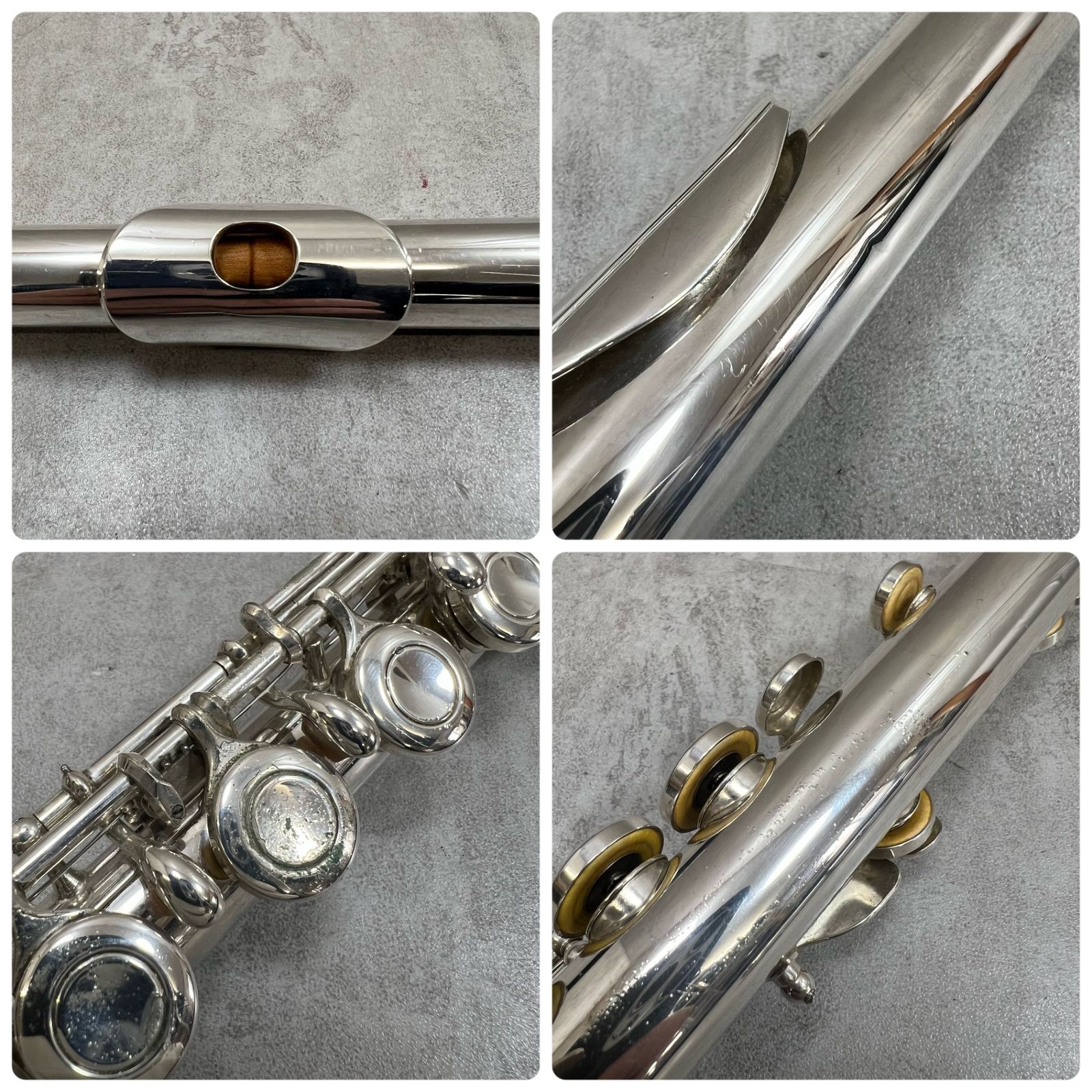 ヤマハ フルート YFL-311Ⅱ Eメカ 頭部管銀製 シルバー 木管楽器