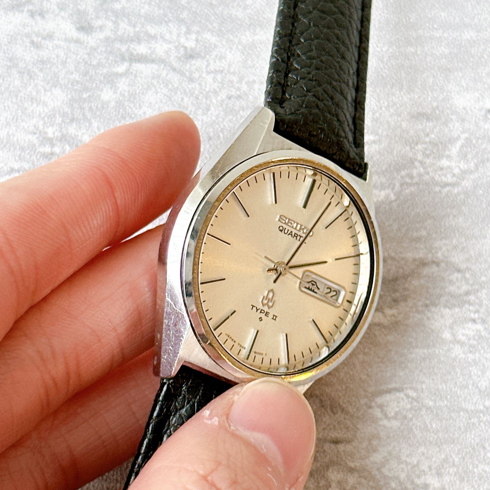 SEIKO TYPEⅡ セイコータイプ2 7546-8000 シルバー ヴィンテージ 