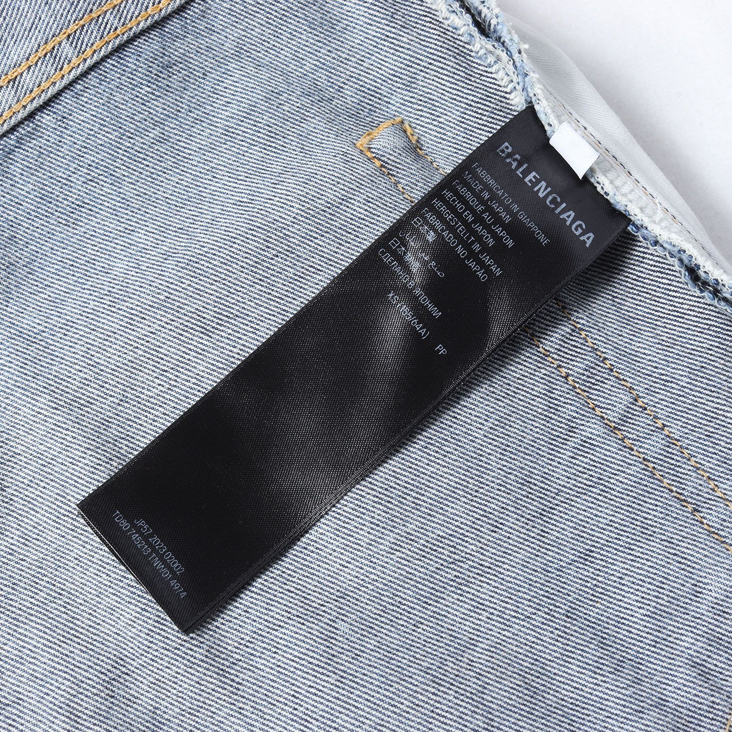 BALENCIAGA バレンシアガ パンツ インディゴ サイズ:XS | 23SS