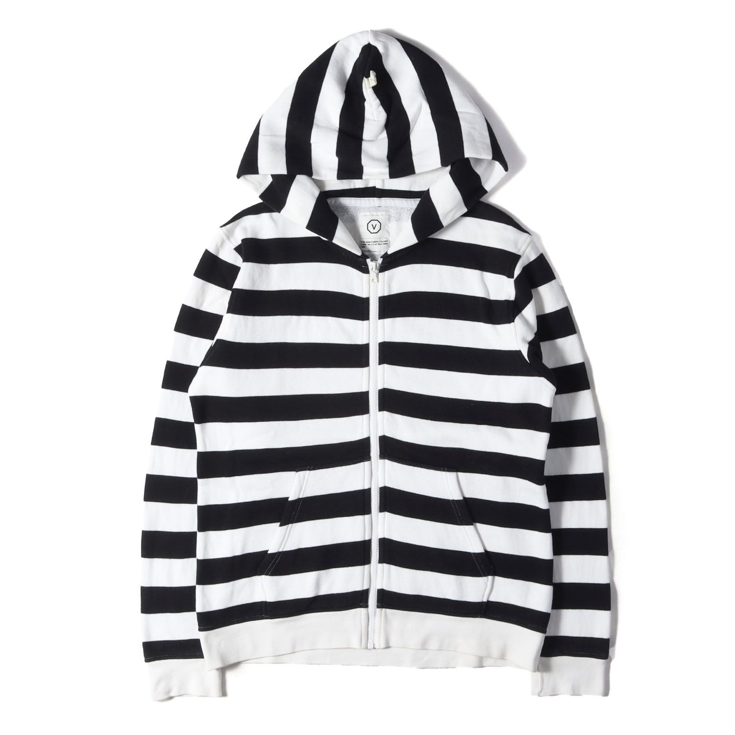 visvim ビズビム パーカー ホワイト ブラック 白黒 サイズ:S | 00s 