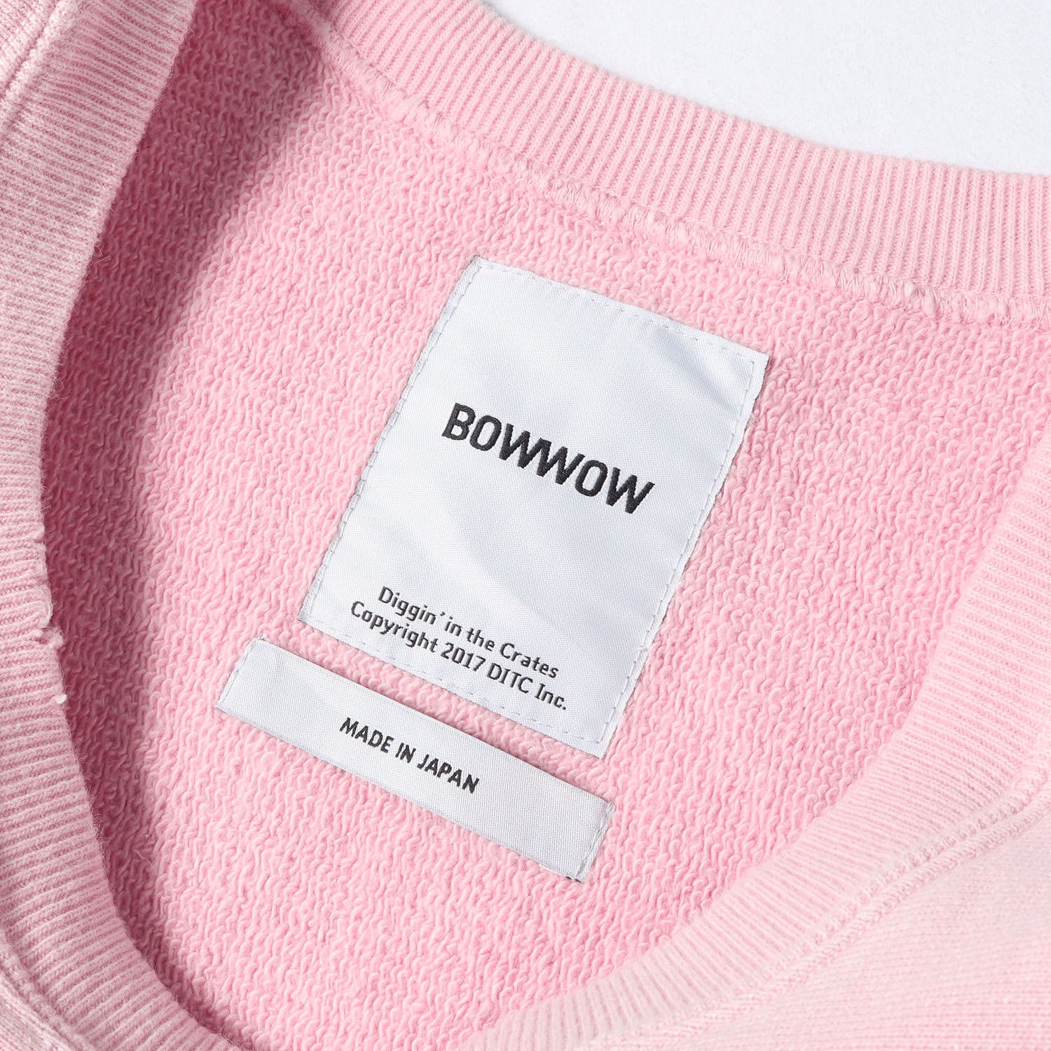 美品】BOW WOW バウワウ スウェット ピンク サイズ:L | ダメージ加工