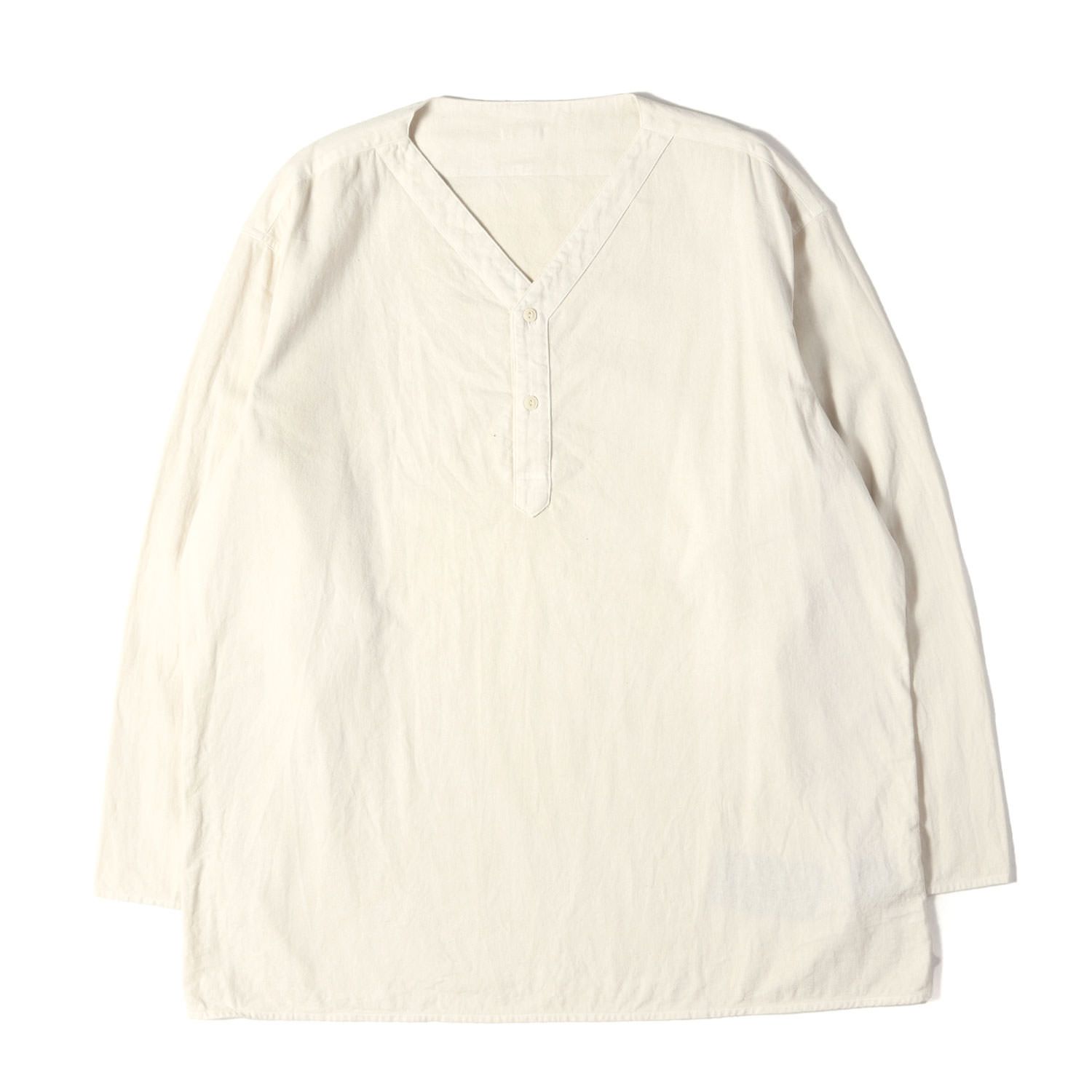 美品】Kinema キネマ シャツ アイボリー サイズ:M | 23SS 受注販売品