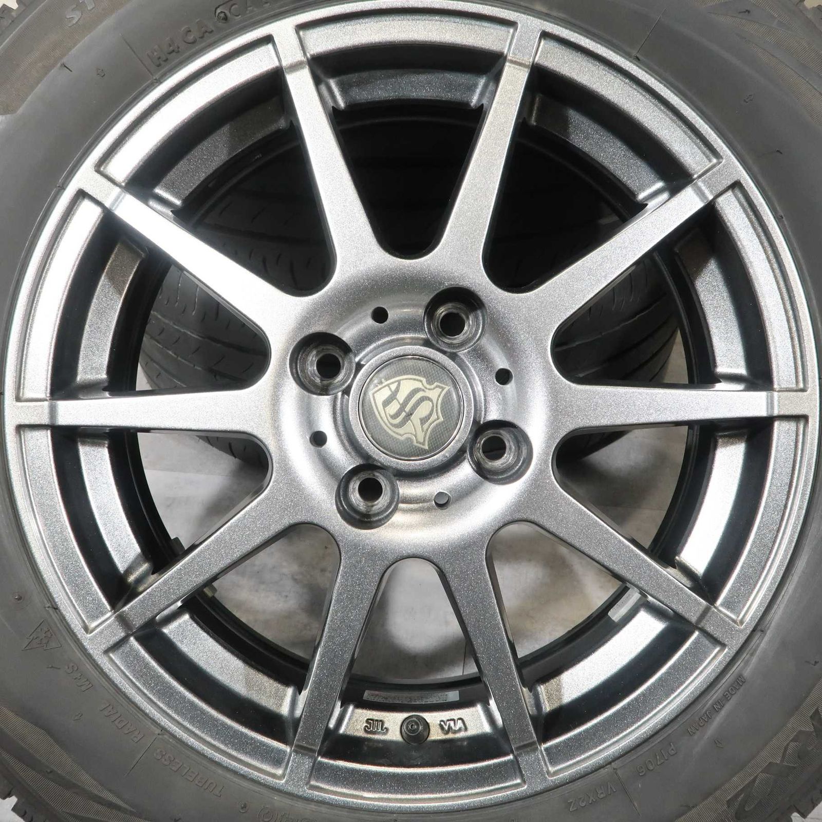 トヨタ アクア ヤリス ホンダ フィット 等 4本 社外 15インチ 5.5J +45