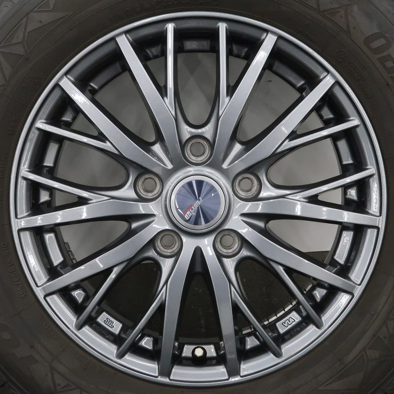中古アルミ17X7.0レオニス　ノア、ヴォクシィ、ステップワゴン、CX-5など 80系 ノア ヴォクシー ステップワゴン 中古アルミホイール Spatlese 17