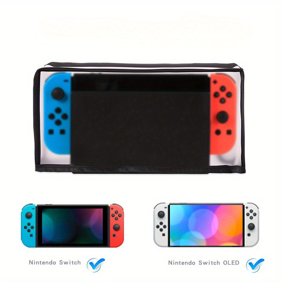 Switch/OLED対応】保護ケース＆メッシュスクリーンプロテクターセット
