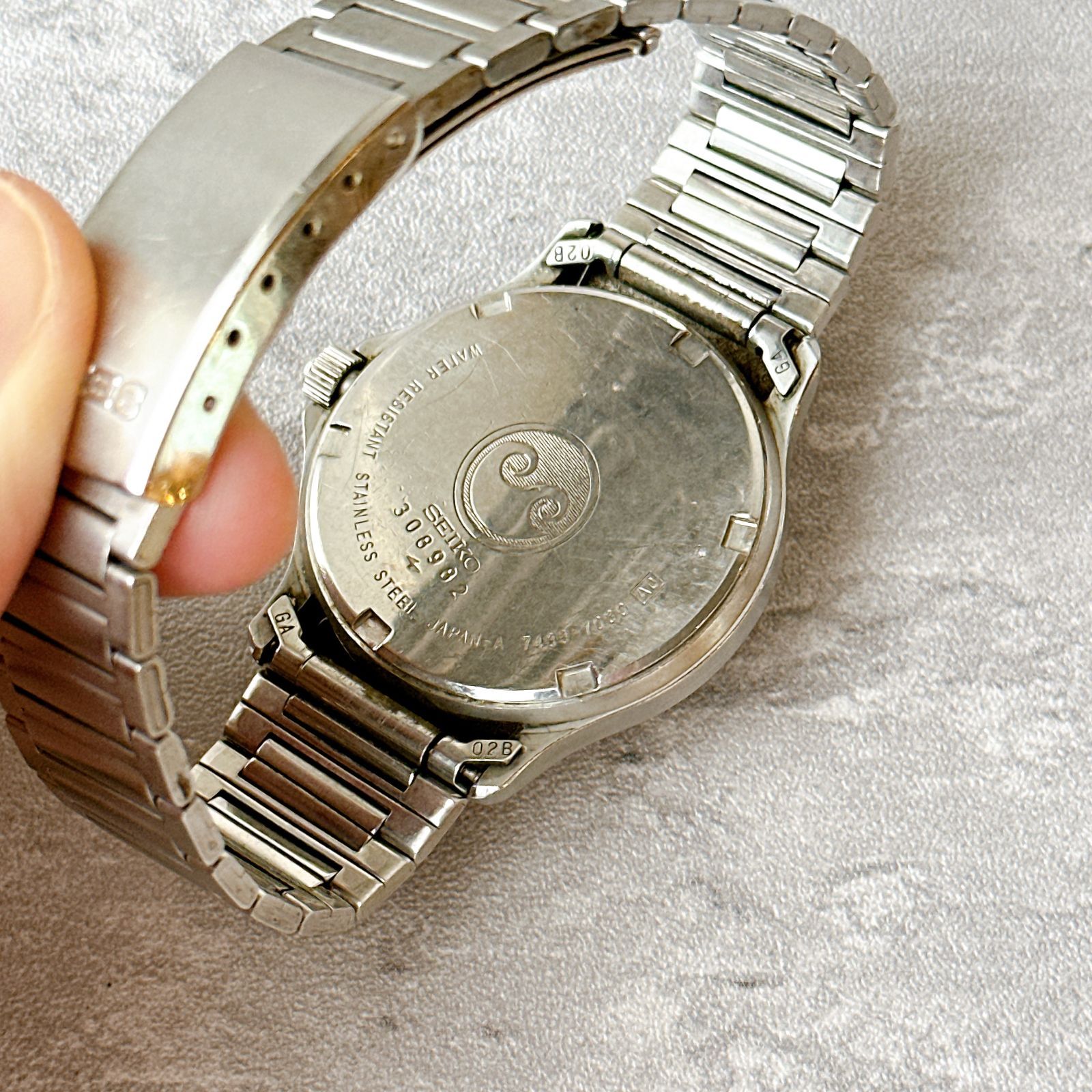 SEIKO Chronos セイコークロノス 7433-7030 白文字盤 ヴィンテージ 
