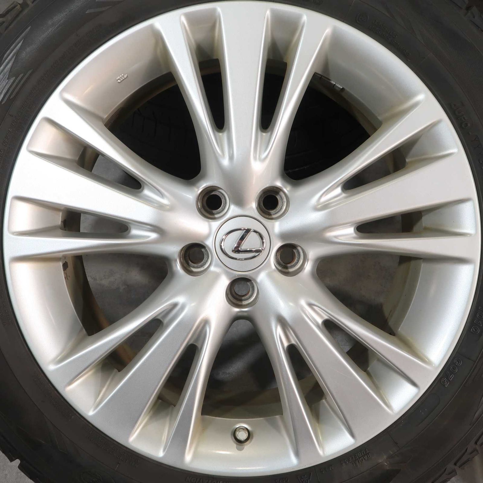 4本 レクサス RX 10系 純正 19インチ 7.5J +35 5H 114.3 スタッドレス 