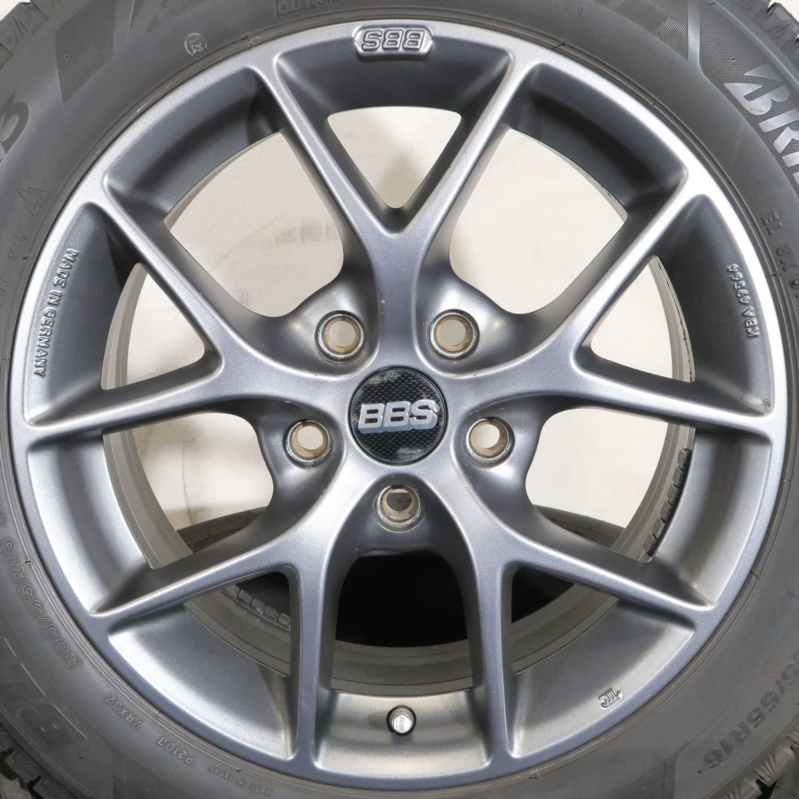 4本 BBS GERMANY SR011 16インチ 7J +48 5H PCD 112 スタッドレス 