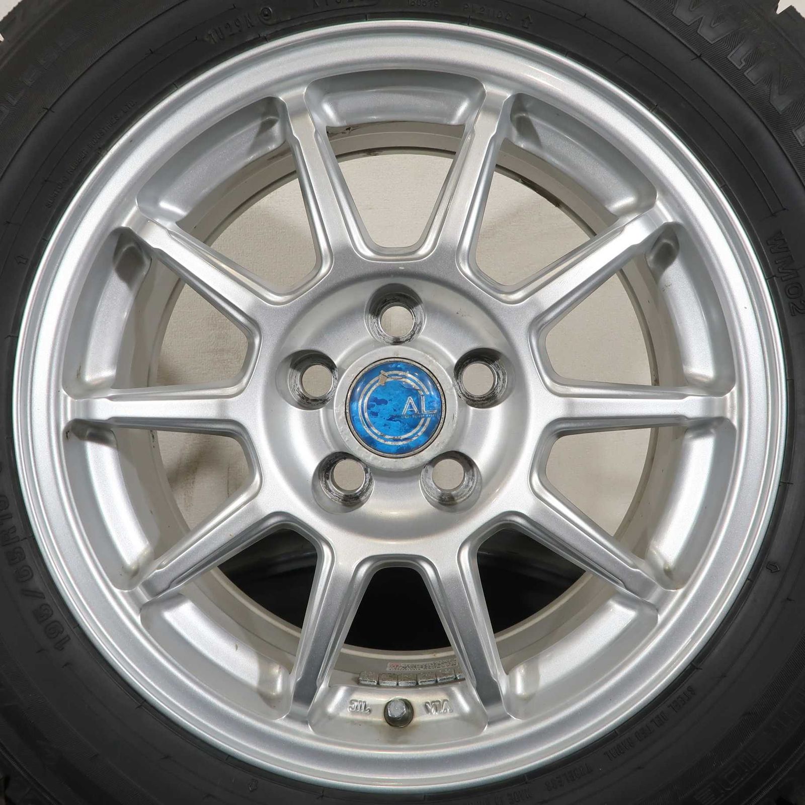 プリウス 50系 カローラ ツーリング 等 4本 社外 15インチ 6.5J +40 5H