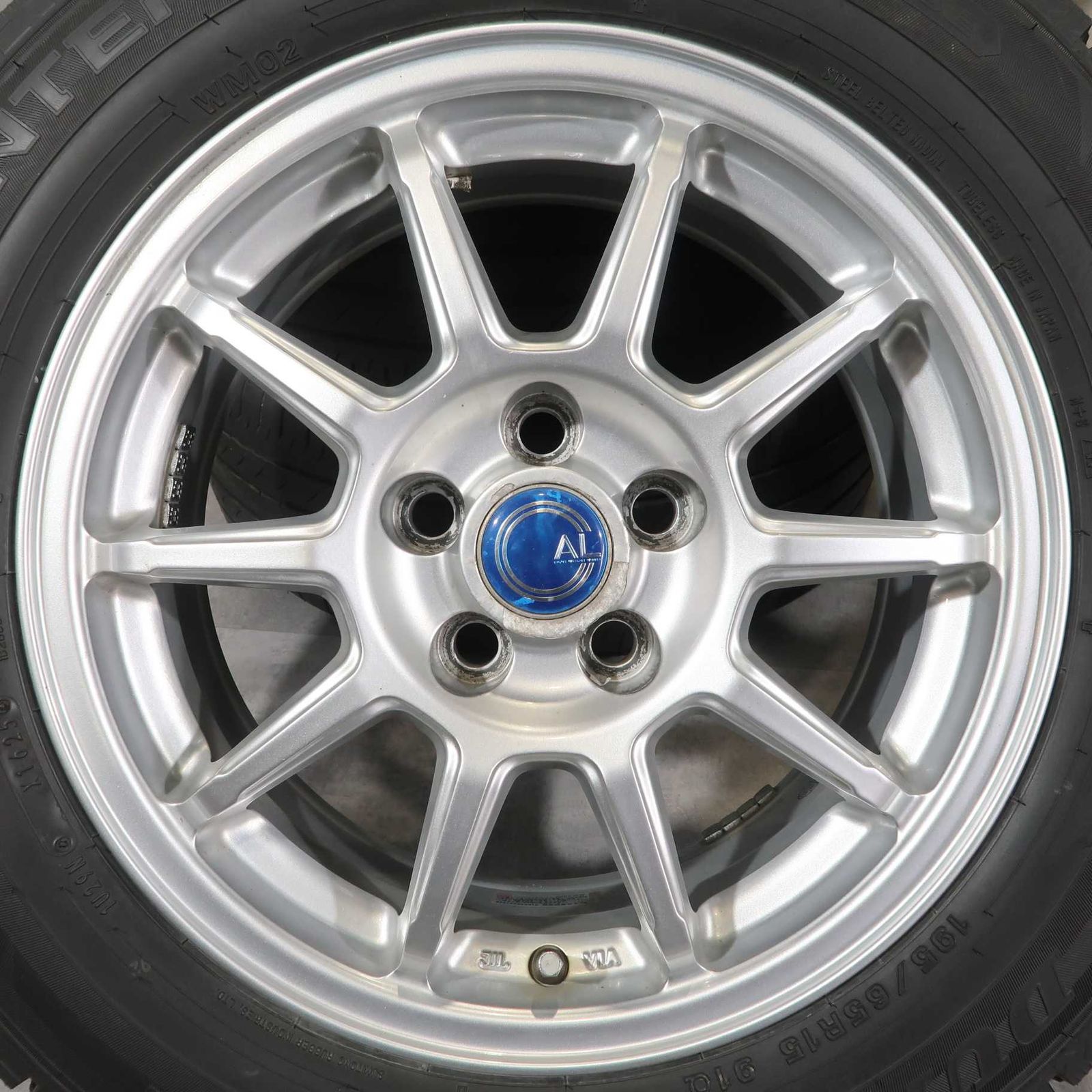 プリウス 50系 カローラ ツーリング 等 4本 社外 15インチ 6.5J +40 5H