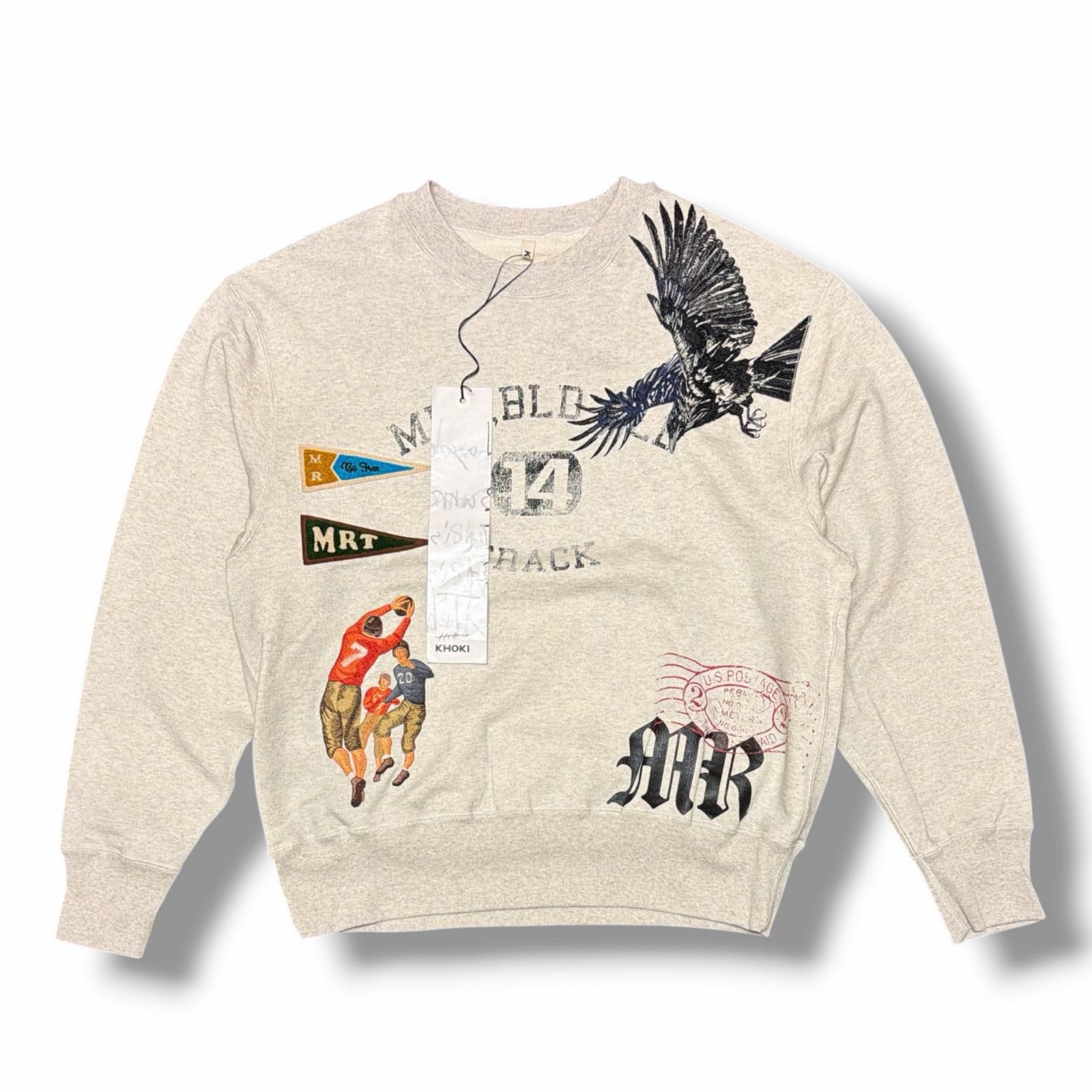 参考上代49500円 未使用 KHOKI 25SS Multi embodied-design sweatshirt