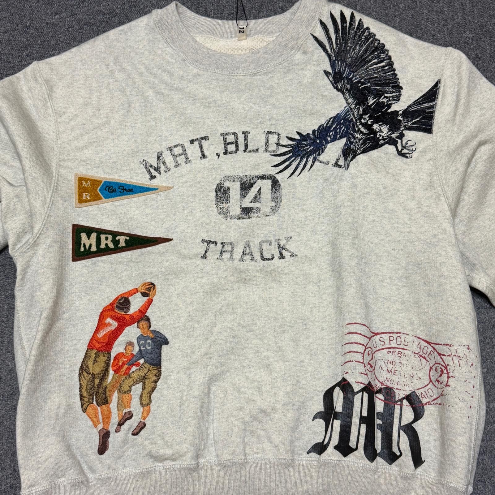参考上代49500円 未使用 KHOKI 25SS Multi embodied-design sweatshirt