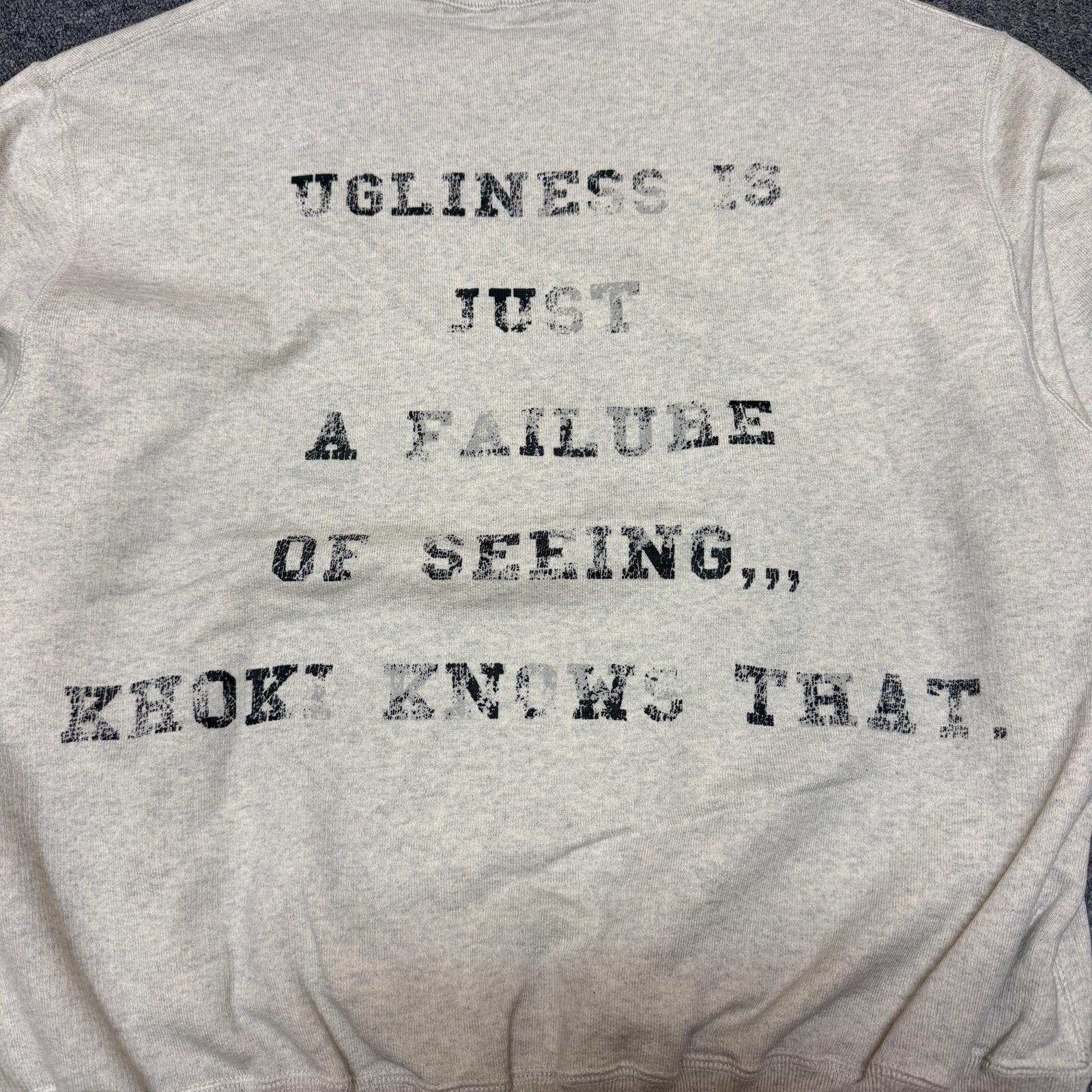 参考上代49500円 未使用 KHOKI 25SS Multi embodied-design sweatshirt