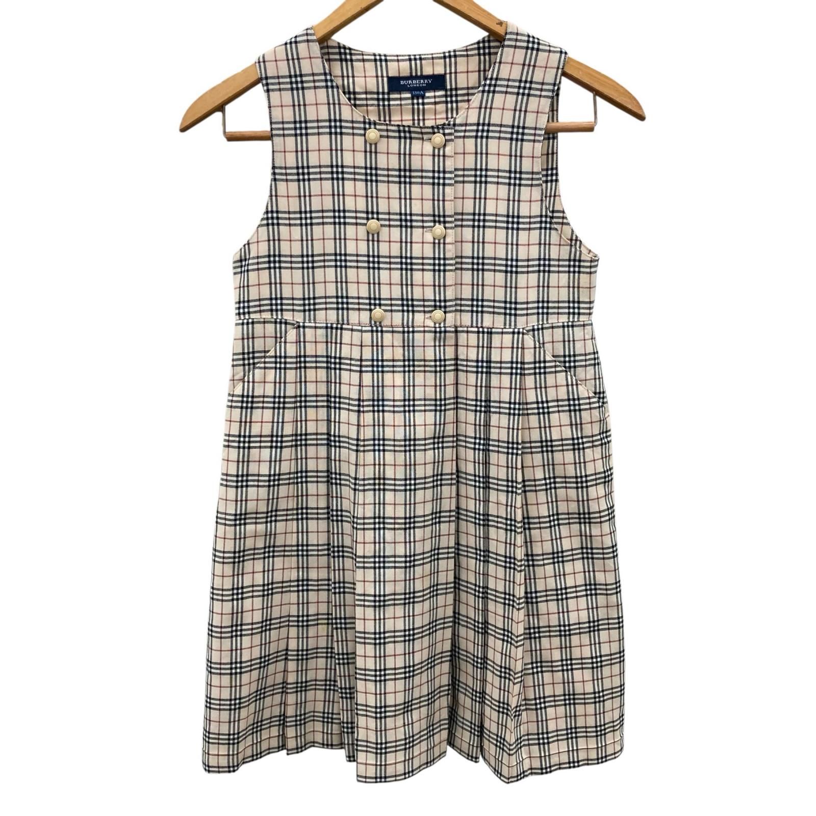 BURBERRY LONDONバーバリー ノバチェック ワンピース 130A BURBERRY チェック柄 ワンピース 130A BURBERRY チェック柄 ワンピース