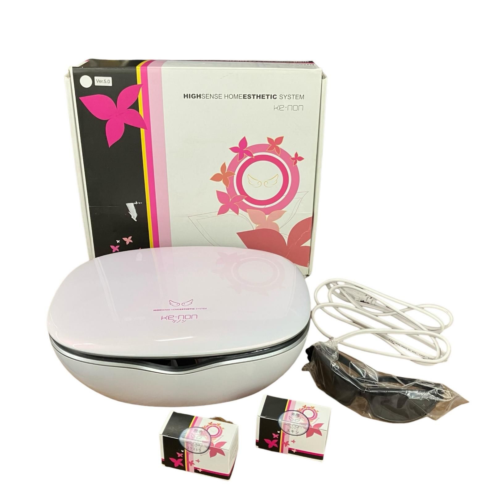 残量99% ケノン KE-NON Ver.7.1 脱毛器 199990 通電確認のみ KE-NON ケノン 現状品 フラッシュ式脱毛器 ver5.0