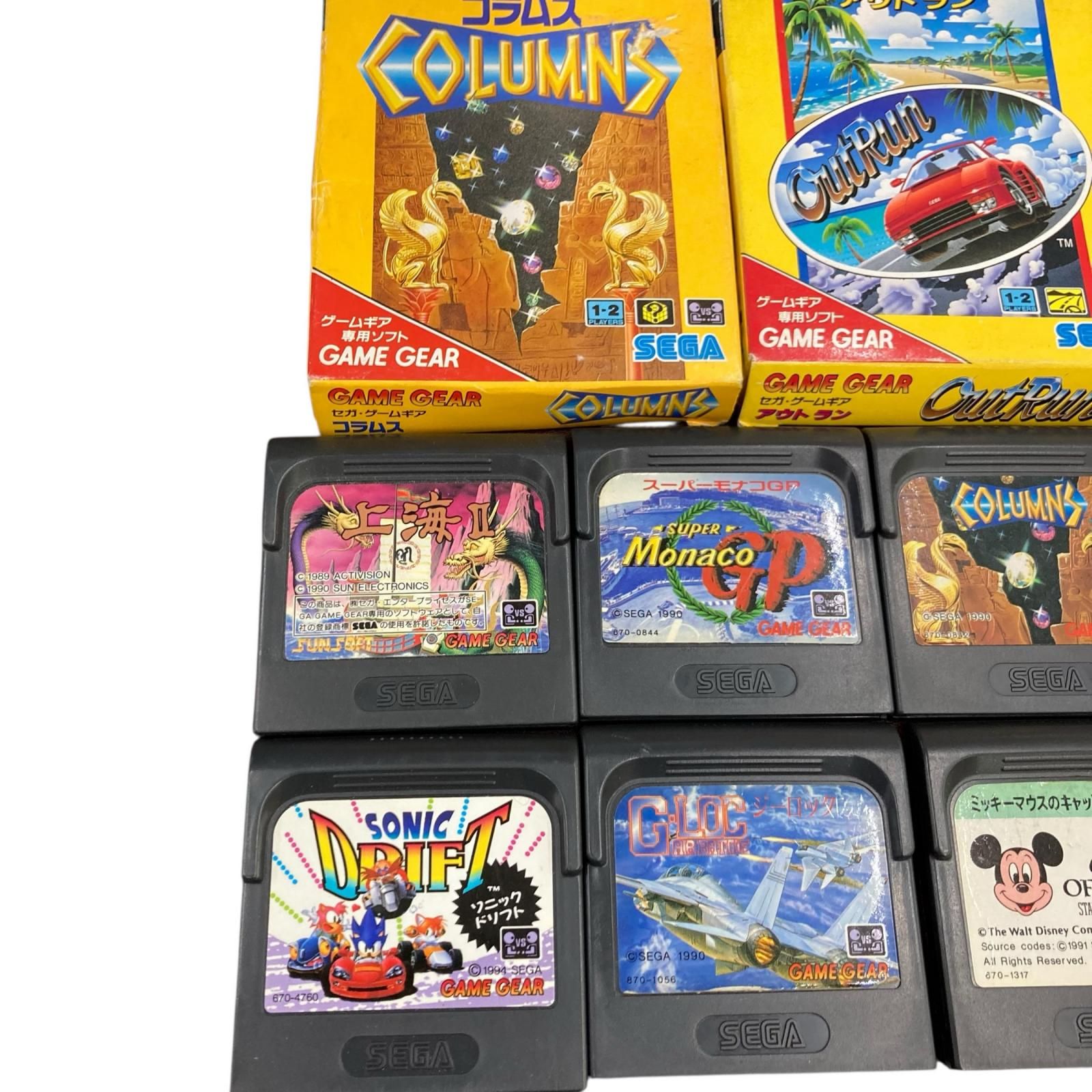 SEGA ゲームギア 本体・カセット セット 動作未確認 199990 動作未確認 SEGA セガ ゲームギア ソフト 11点まとめ売り