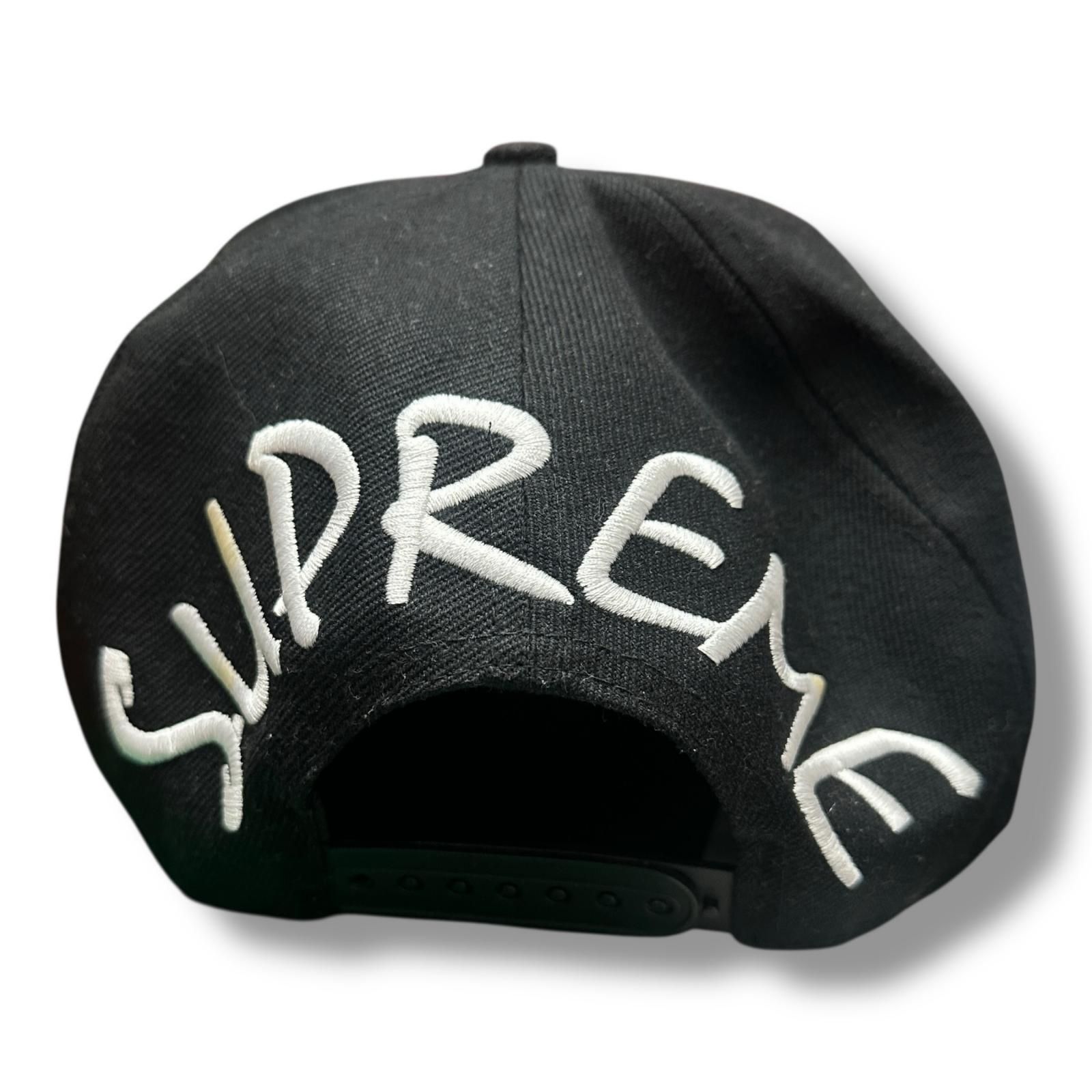 Supreme ブラック スナップバックキャップ Supreme × NEW ERA 15SS New York Yankees 47 Brand SNAPBACK Cap