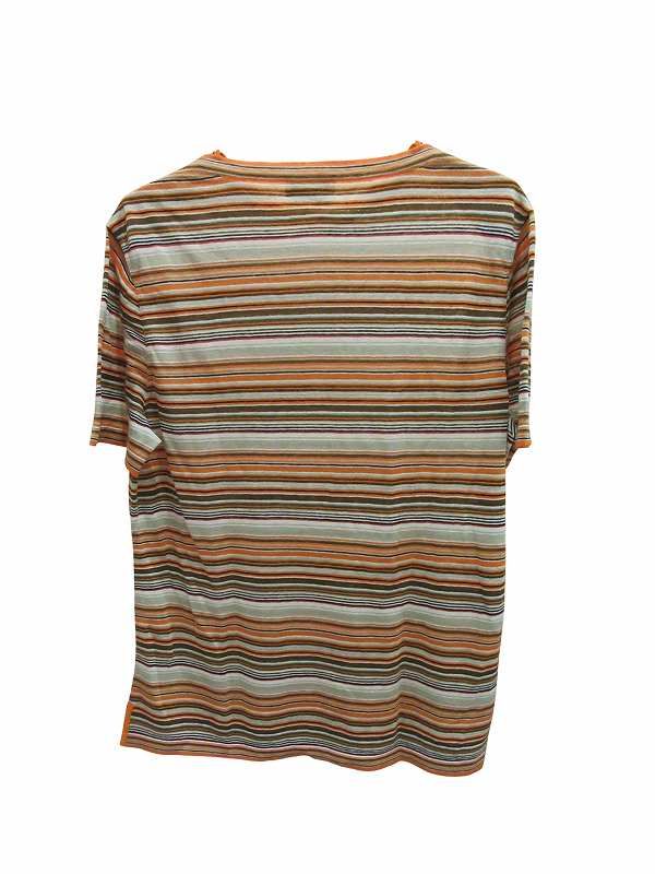 エルメス HERMES Tシャツ 半袖 ボーダー L - メルカリ