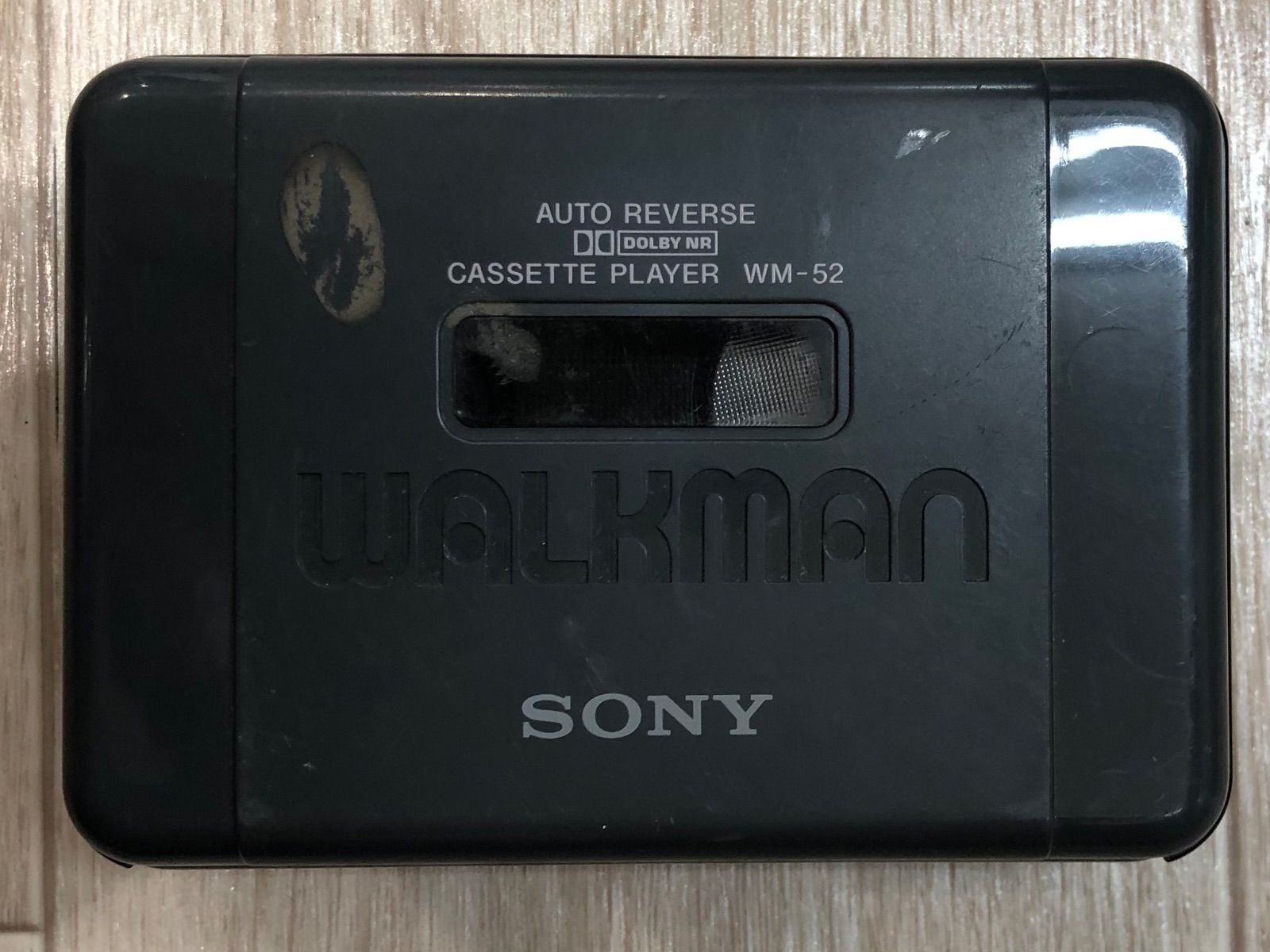 希少・部品取りに・ジャンク品】SONY カセットウォークマン WM-52