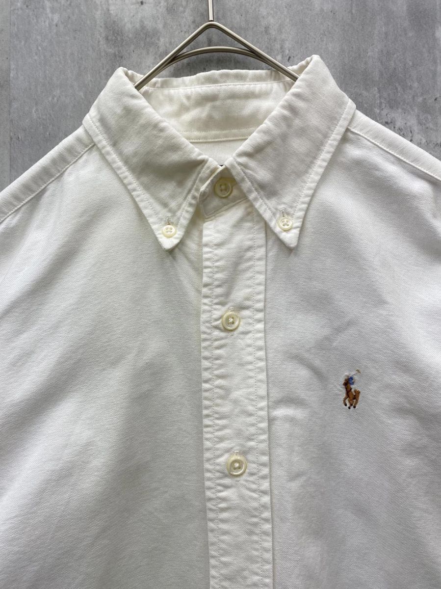 Ralph Lauren ラルフローレン コットン100% 長袖 ボタンダウン シャツ