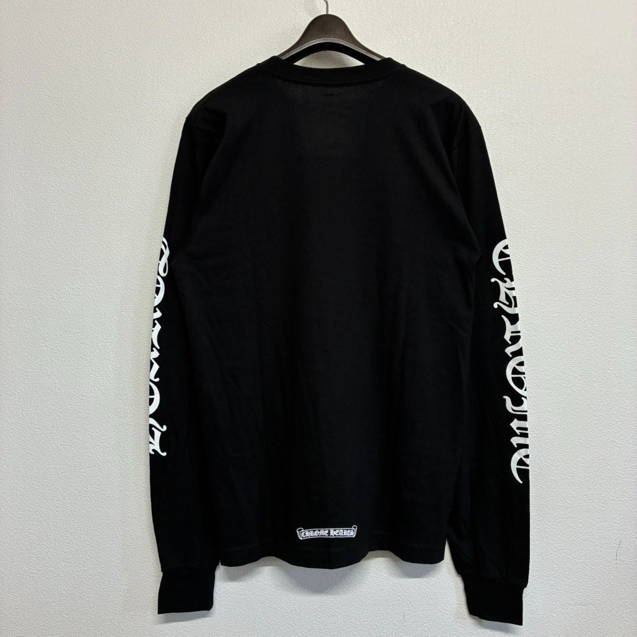 CHROME HEARTS Neck Logo クロムハーツ ネックロゴ 黒 ブラック 長袖