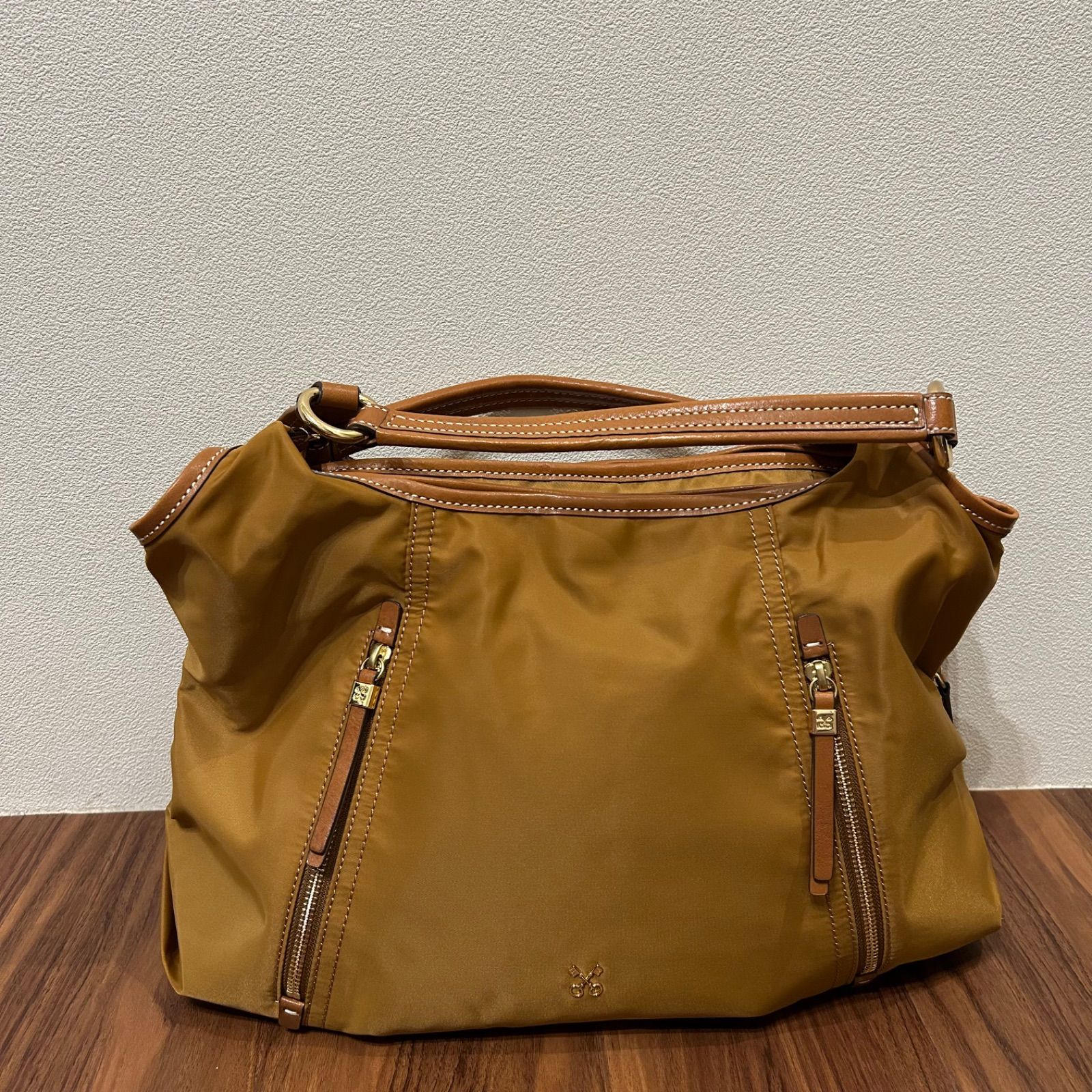 美品 SAZABY サザビー レディース 肩掛け トートバッグ A4収納可能 