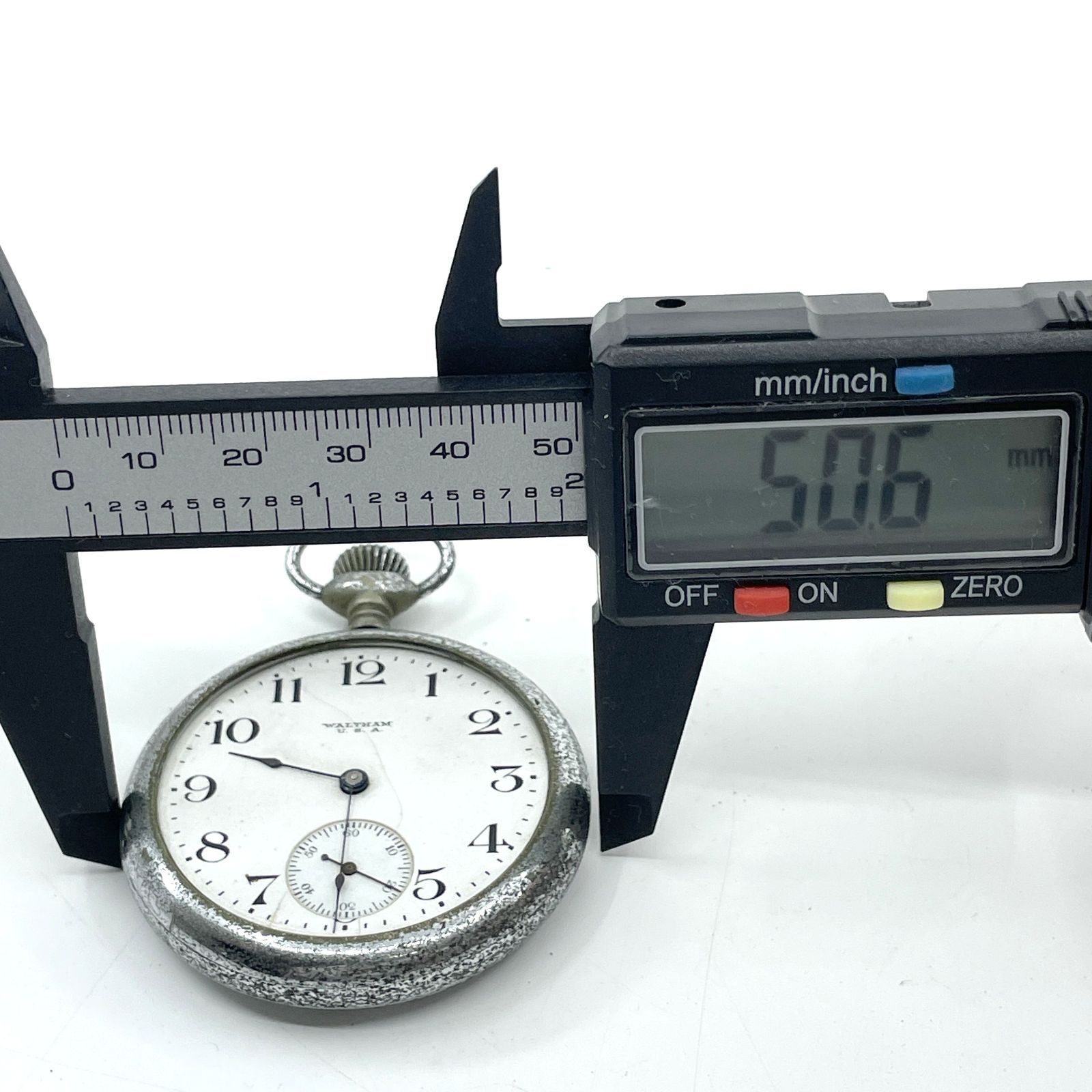 ジャンク WALTHAM ウォルサム 懐中時計 ヴィンテージ スモセコ