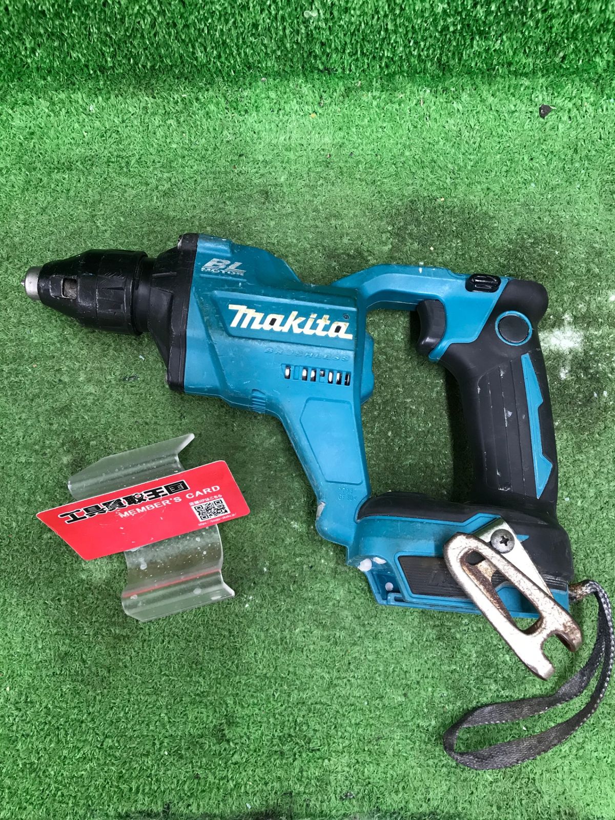 【中古品】【0918】★makita(マキタ) 18v充電式スクリュードライバ 青(本体のみ) FS600DZ　IT02GWO2HNAQ
