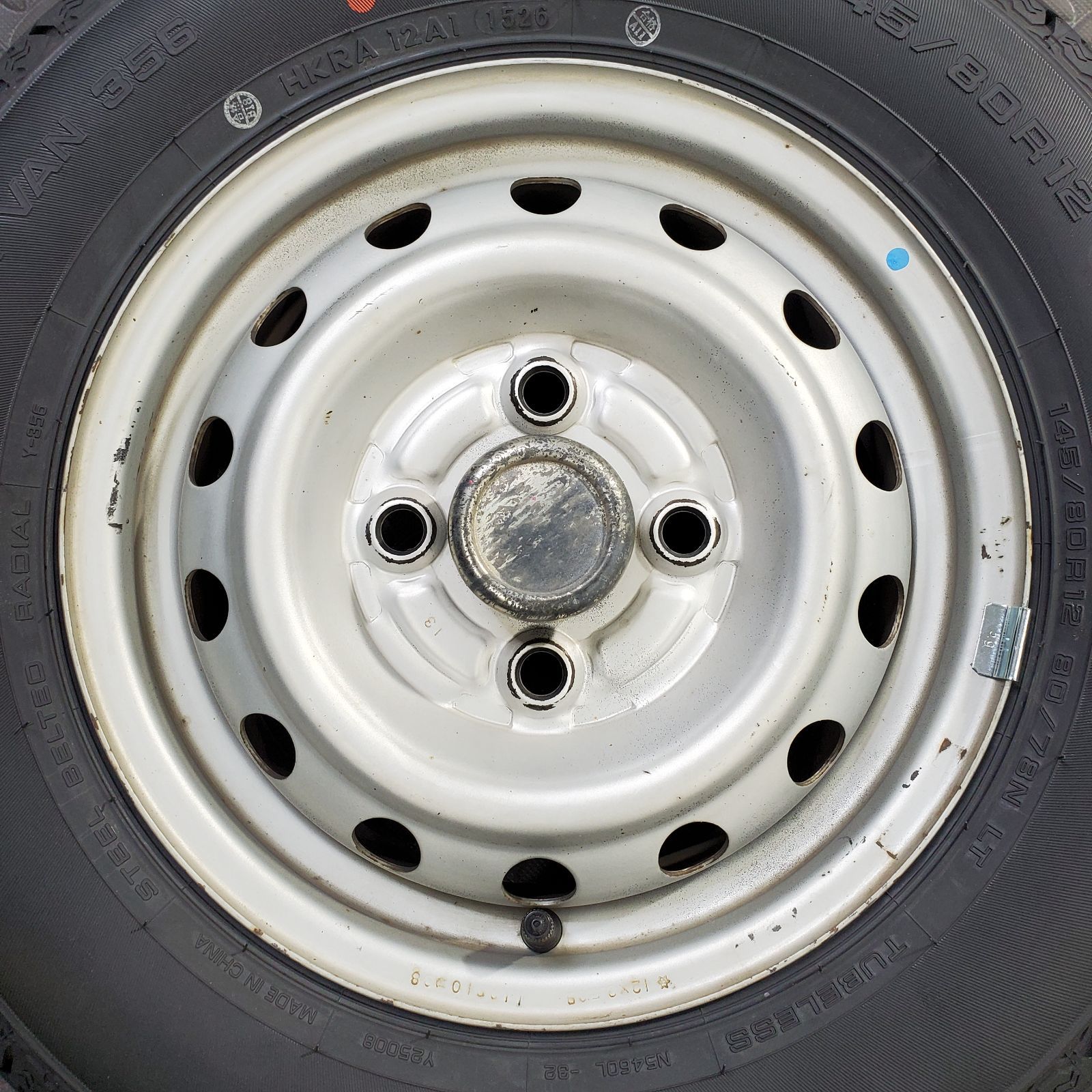 26年製 新品タイヤ 145/80R12 80/78N LT ヨコハマ スーパーバン356(夏