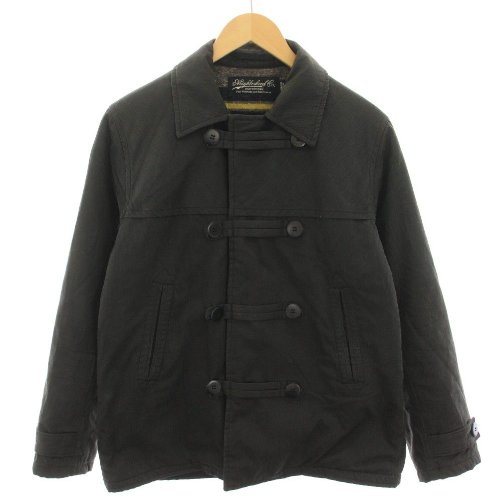 ネイバーフッド NEIGHBORHOOD ダッフルCNコート DUFFLE CN-COAT 中綿ジャケット アウター M 黒 ブラック 162SPNH-JKM04 /YT