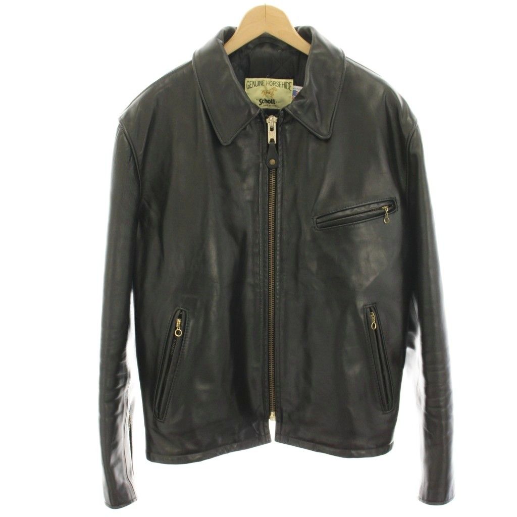ショット SCHOTT レザージャケット 革ジャン ライダース ジップアップ