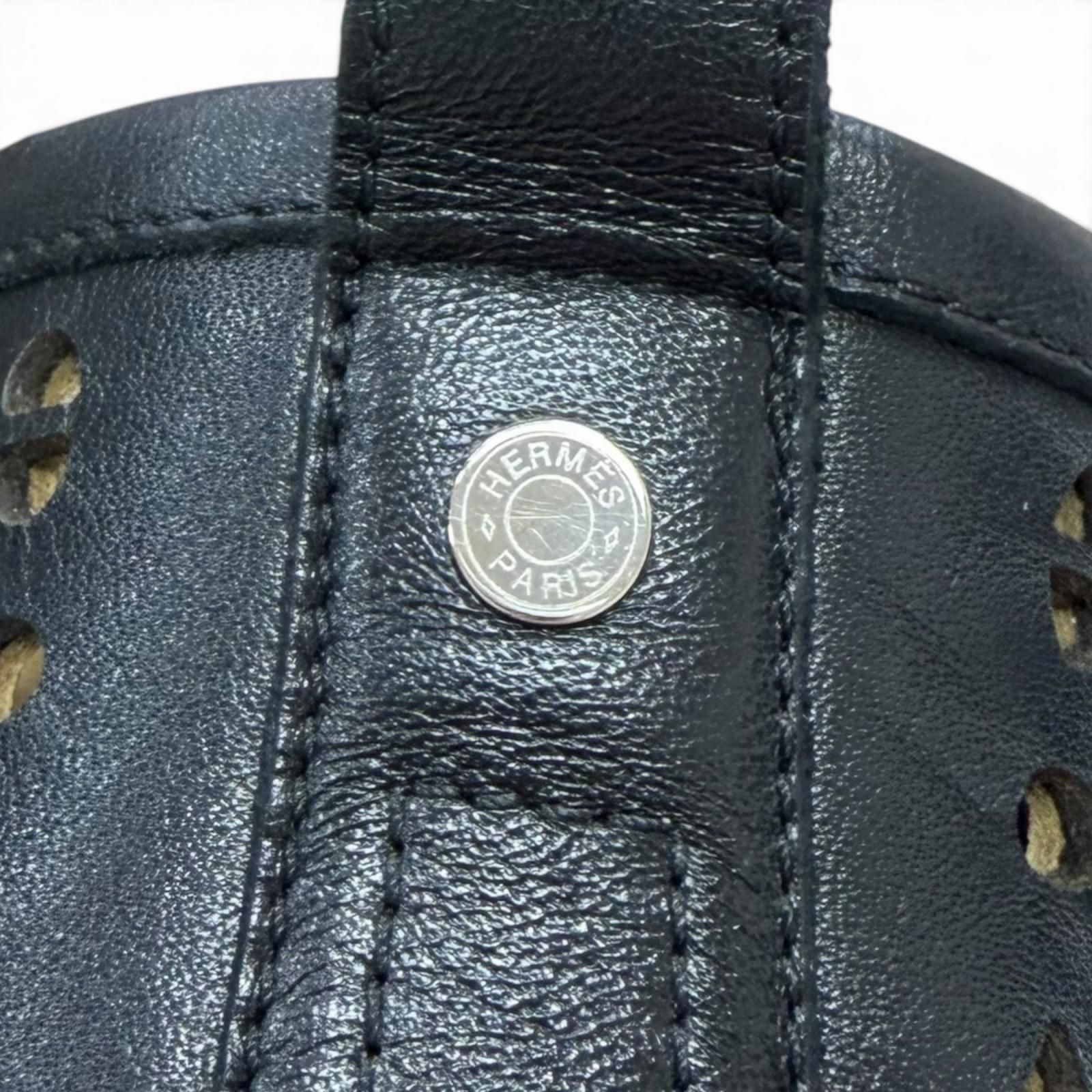 美品□HERMES エルメス ジミー レザー パンチングデザイン セリエ金具 