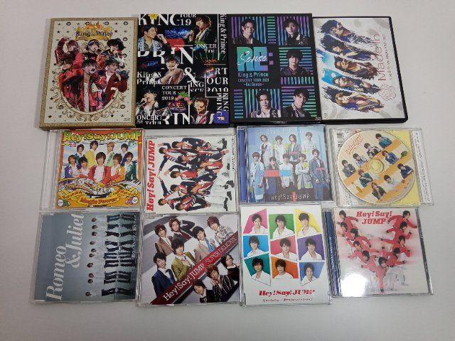 【まとめ売り】ジャニーズ グッズ・円盤セット ジャニーズ 10点 ディスク系セット 12点 King＆Prince,Hey!Say!JUNP