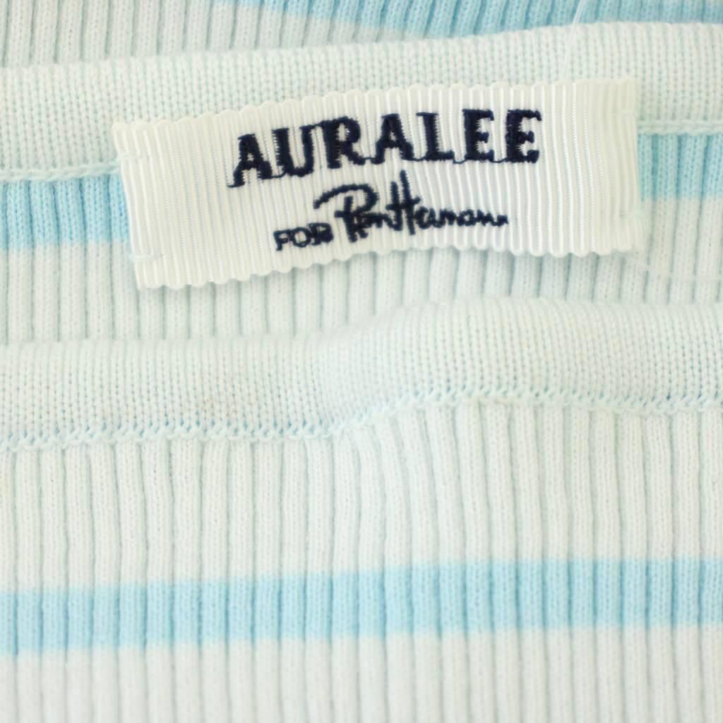 オーラリー AURALEE ロンハーマン コラボ ギザボートネック リブニット